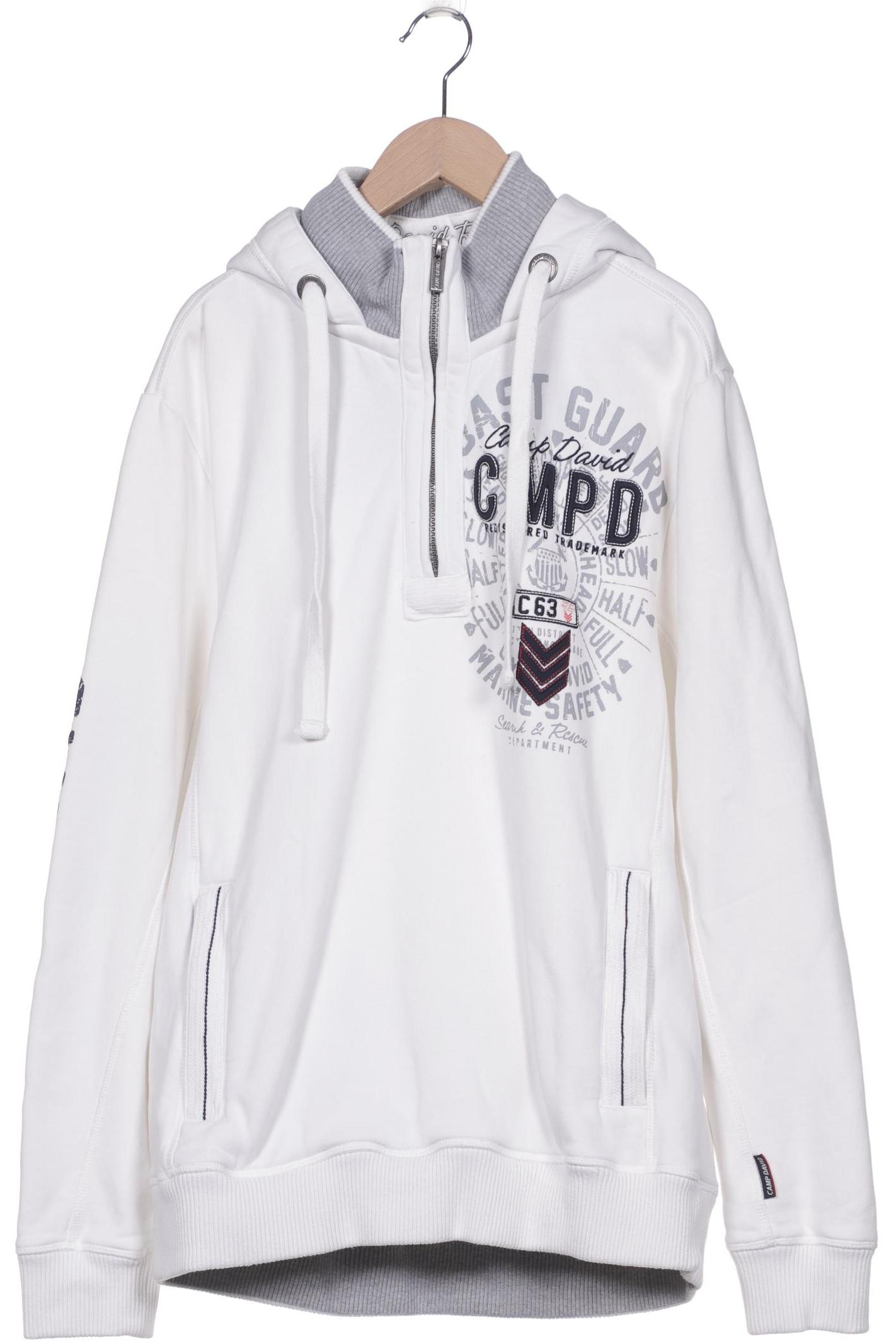 

Camp David Herren Kapuzenpullover, weiß