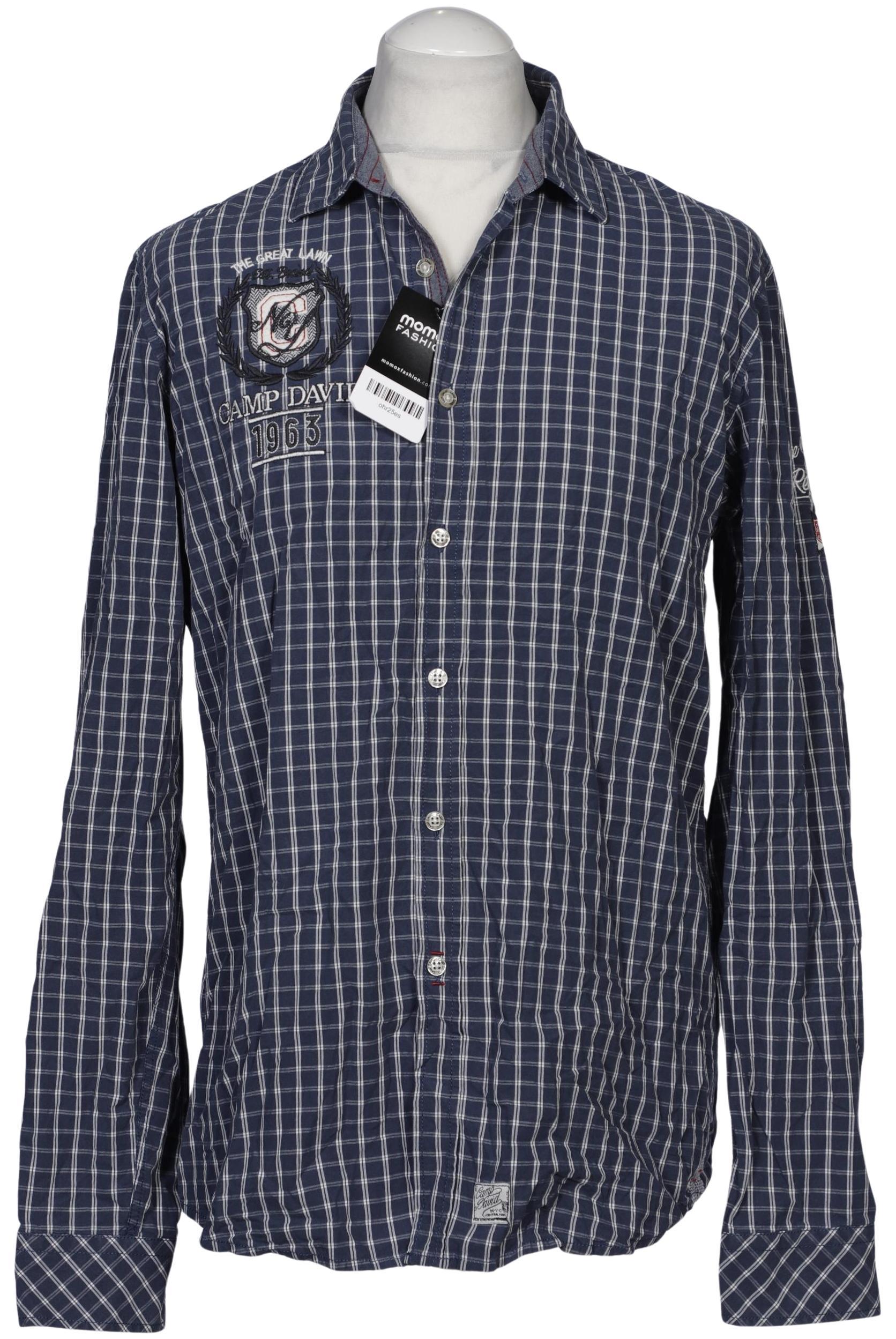 

Camp David Herren Hemd, marineblau, Gr. 48