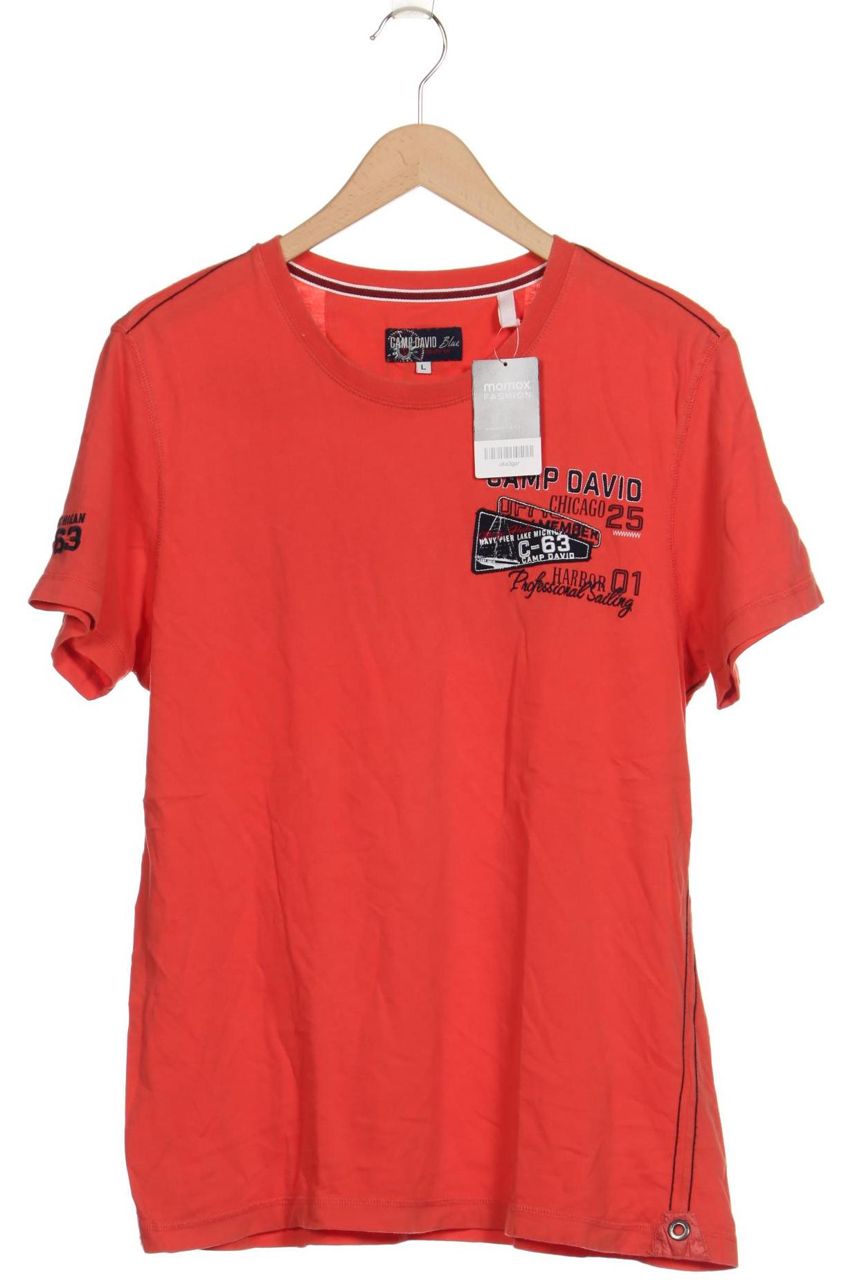 

Camp David Herren T-Shirt, orange, Gr. 52