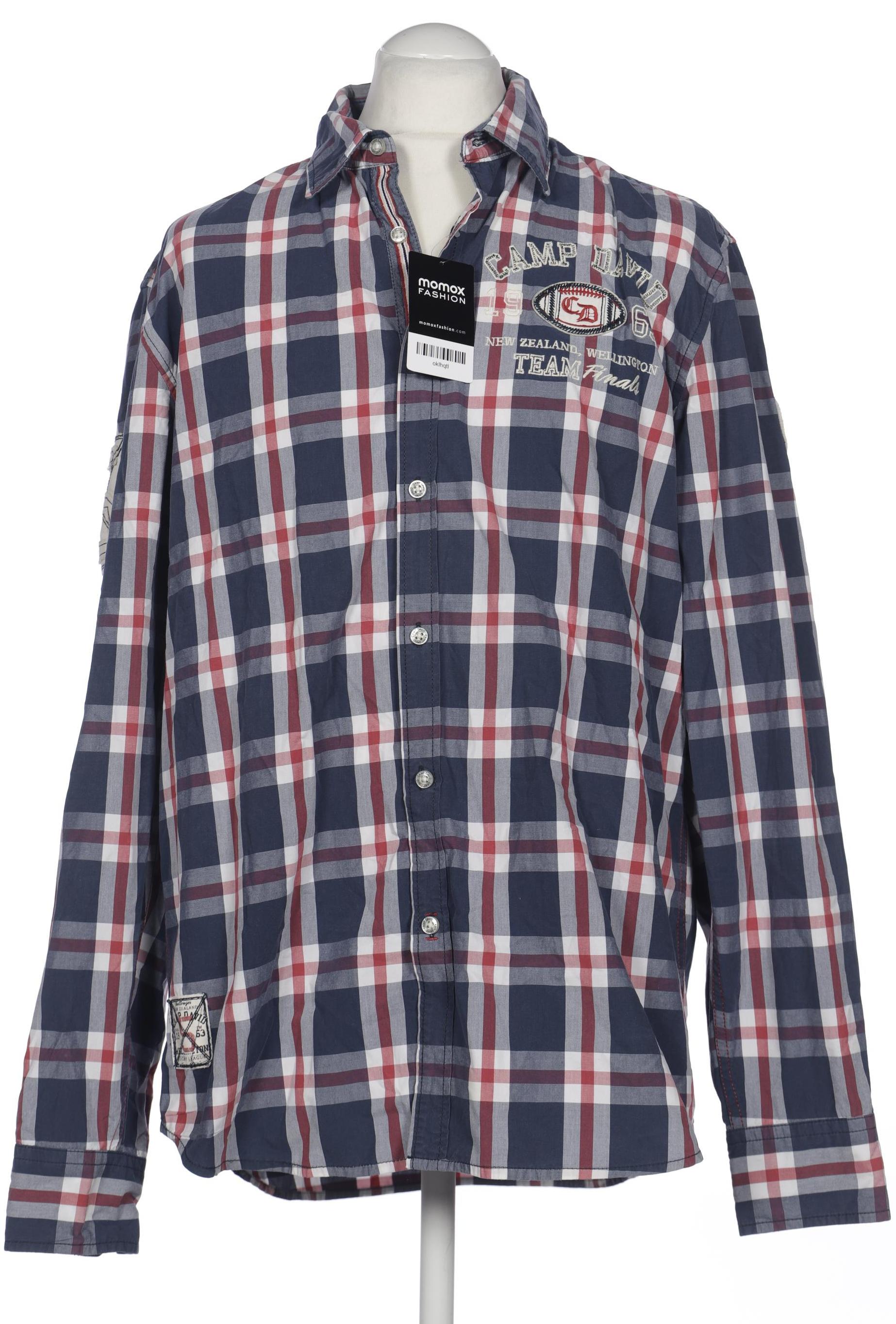 

Camp David Herren Hemd, marineblau
