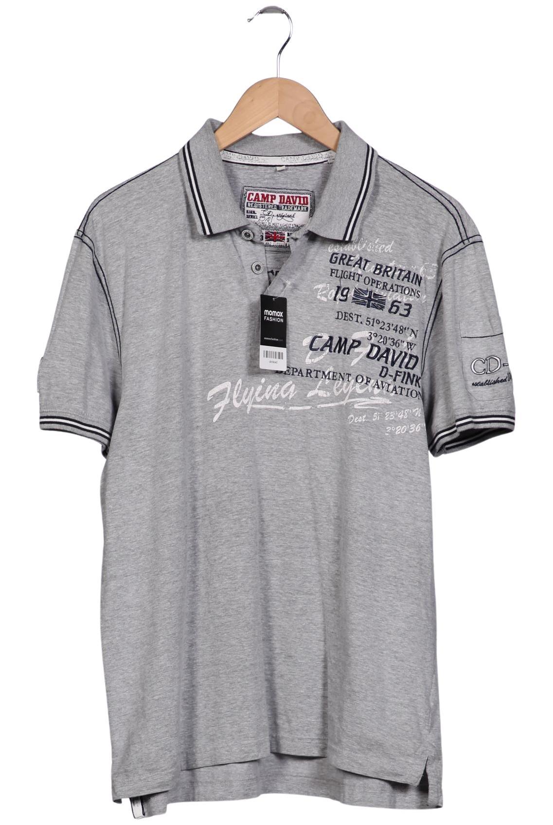 

Camp David Herren Poloshirt, grau, Gr. 52