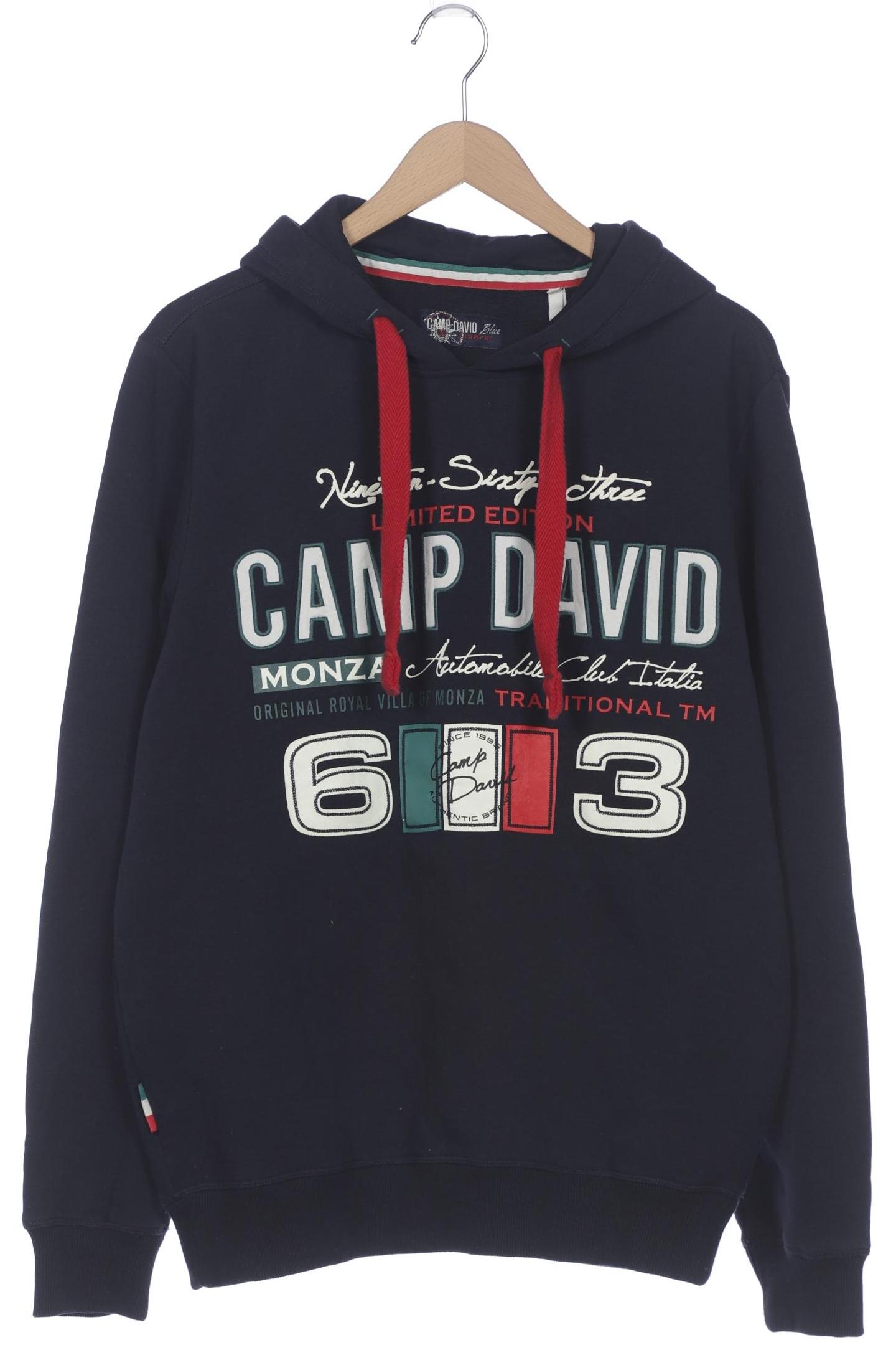 

Camp David Herren Kapuzenpullover, marineblau, Gr. 52