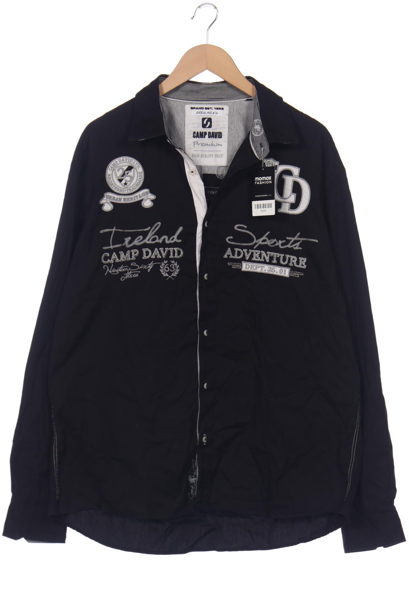 

Camp David Herren Hemd, schwarz