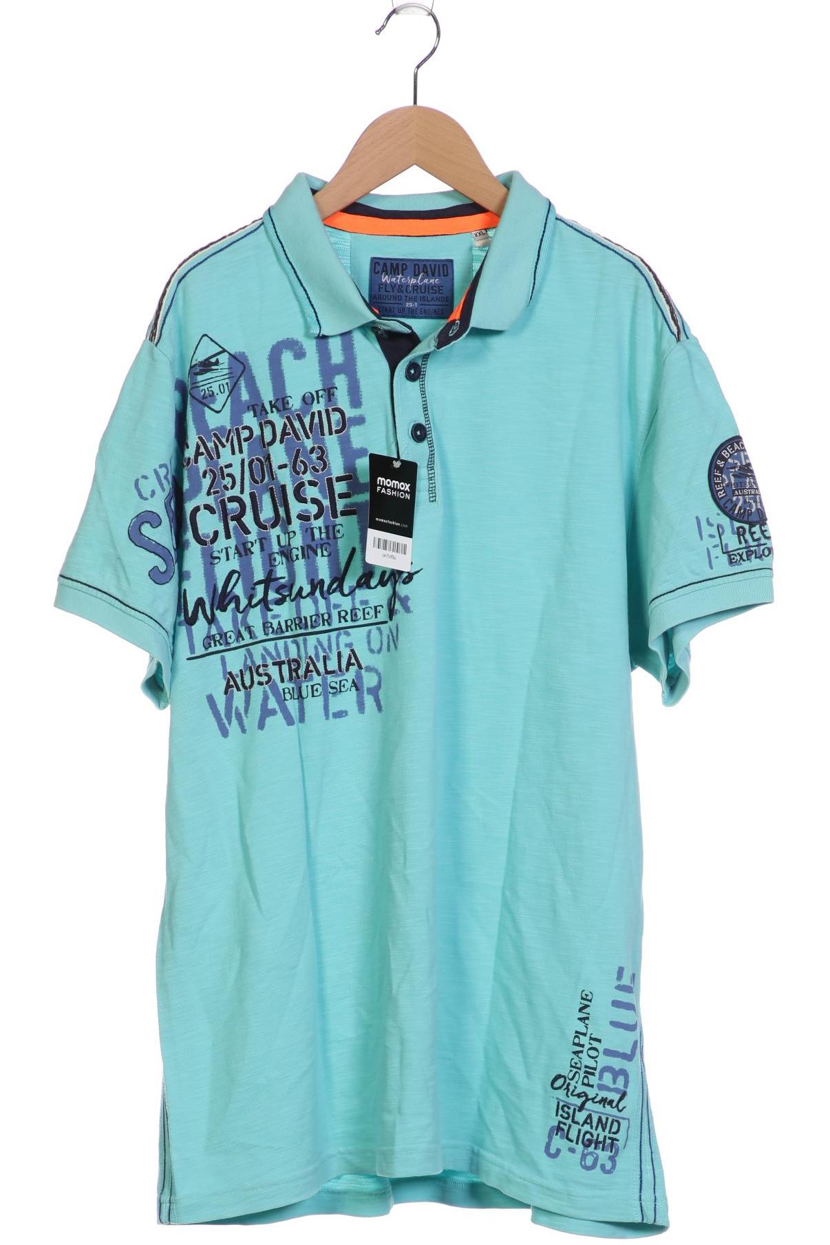 

Camp David Herren Poloshirt, türkis