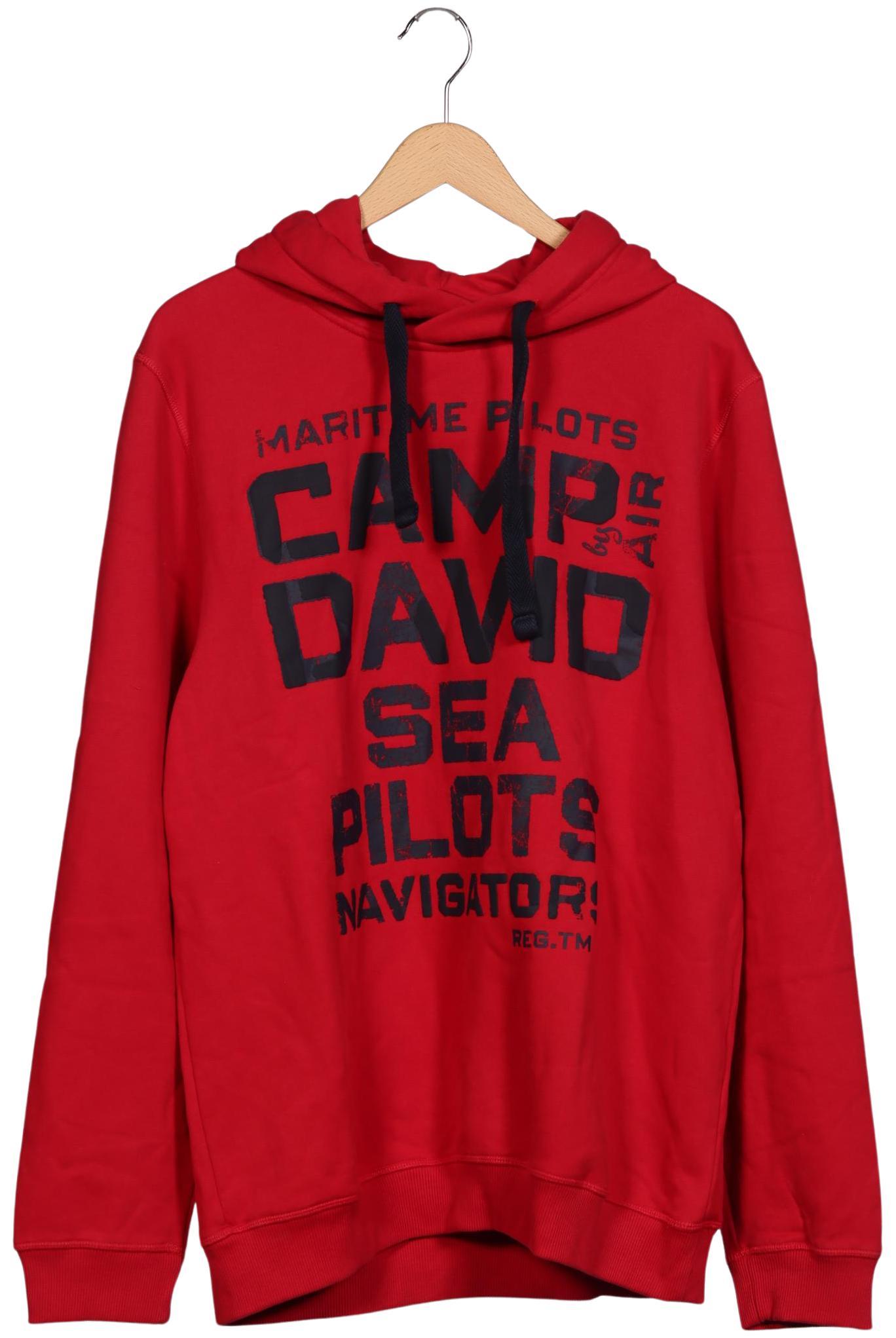 

Camp David Herren Kapuzenpullover, rot, Gr. 56
