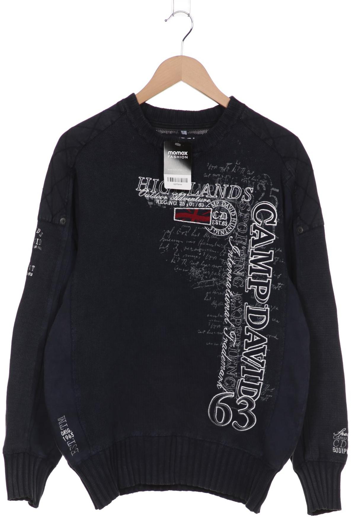 

Camp David Herren Pullover, marineblau