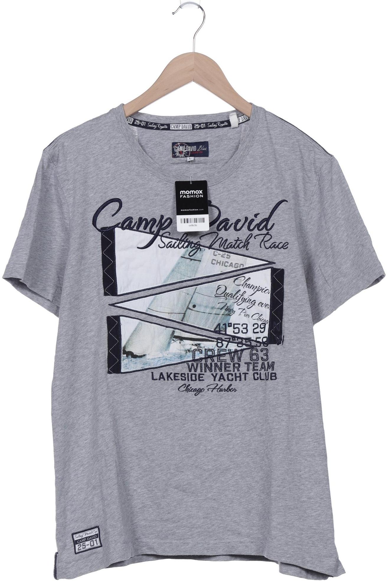 

Camp David Herren T-Shirt, grau, Gr. 52