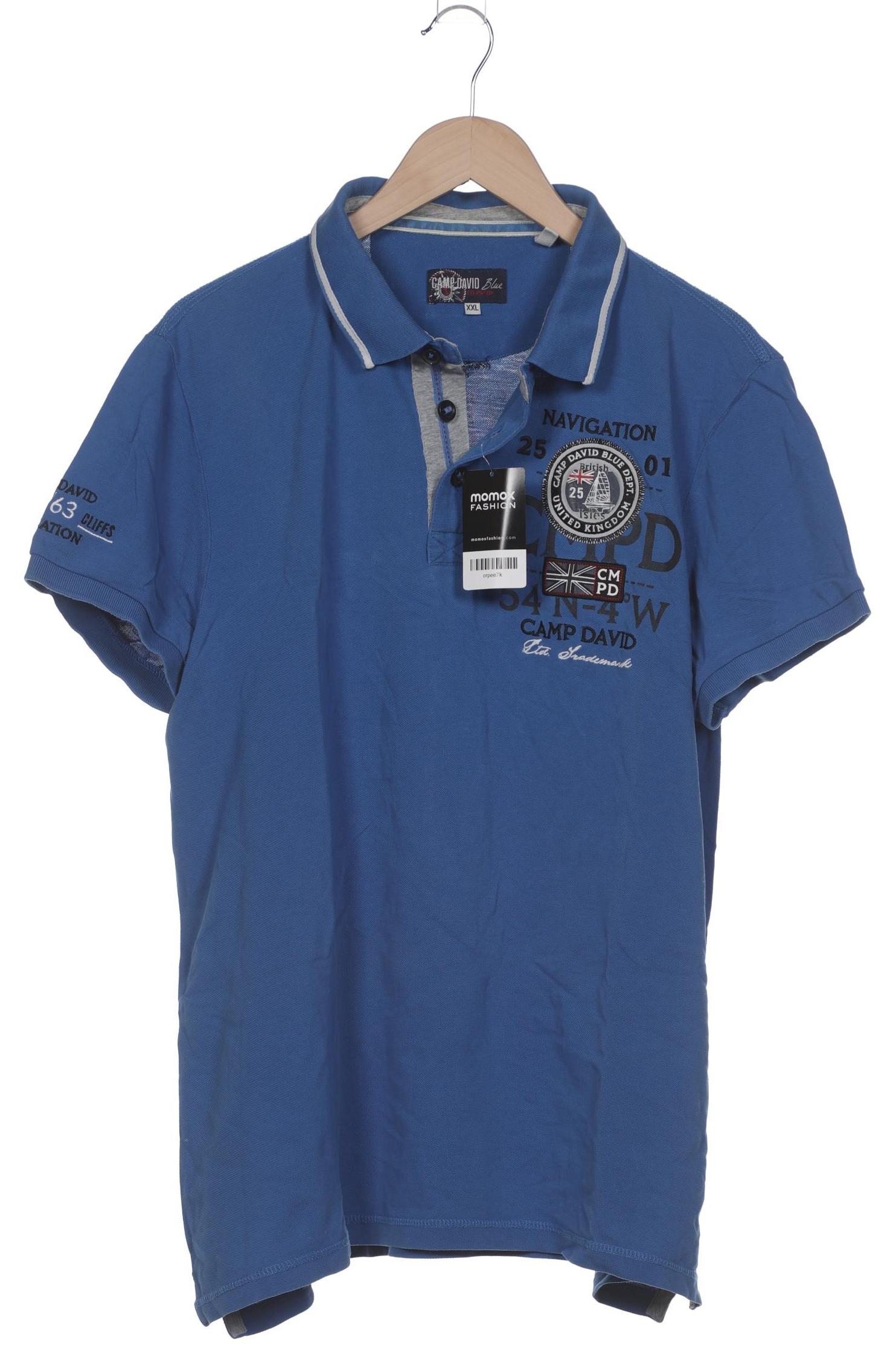 

Camp David Herren Poloshirt, blau, Gr. 56