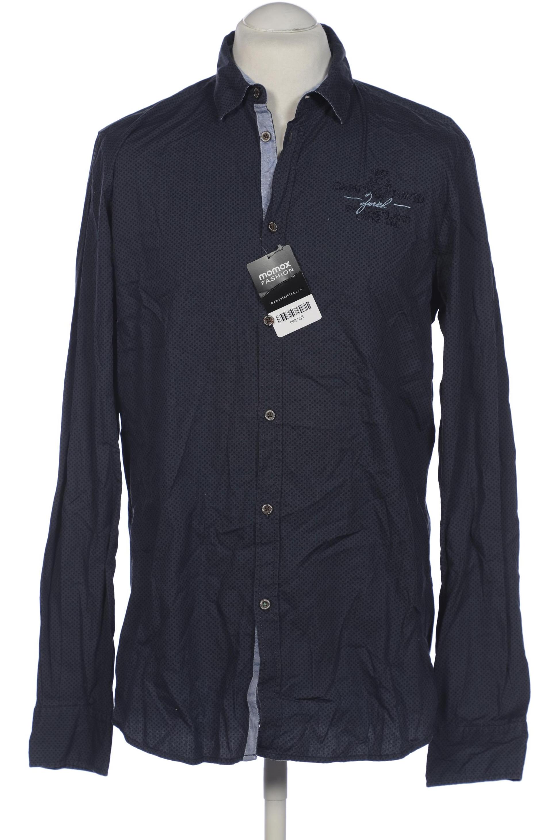 

Camp David Herren Hemd, marineblau, Gr. 52