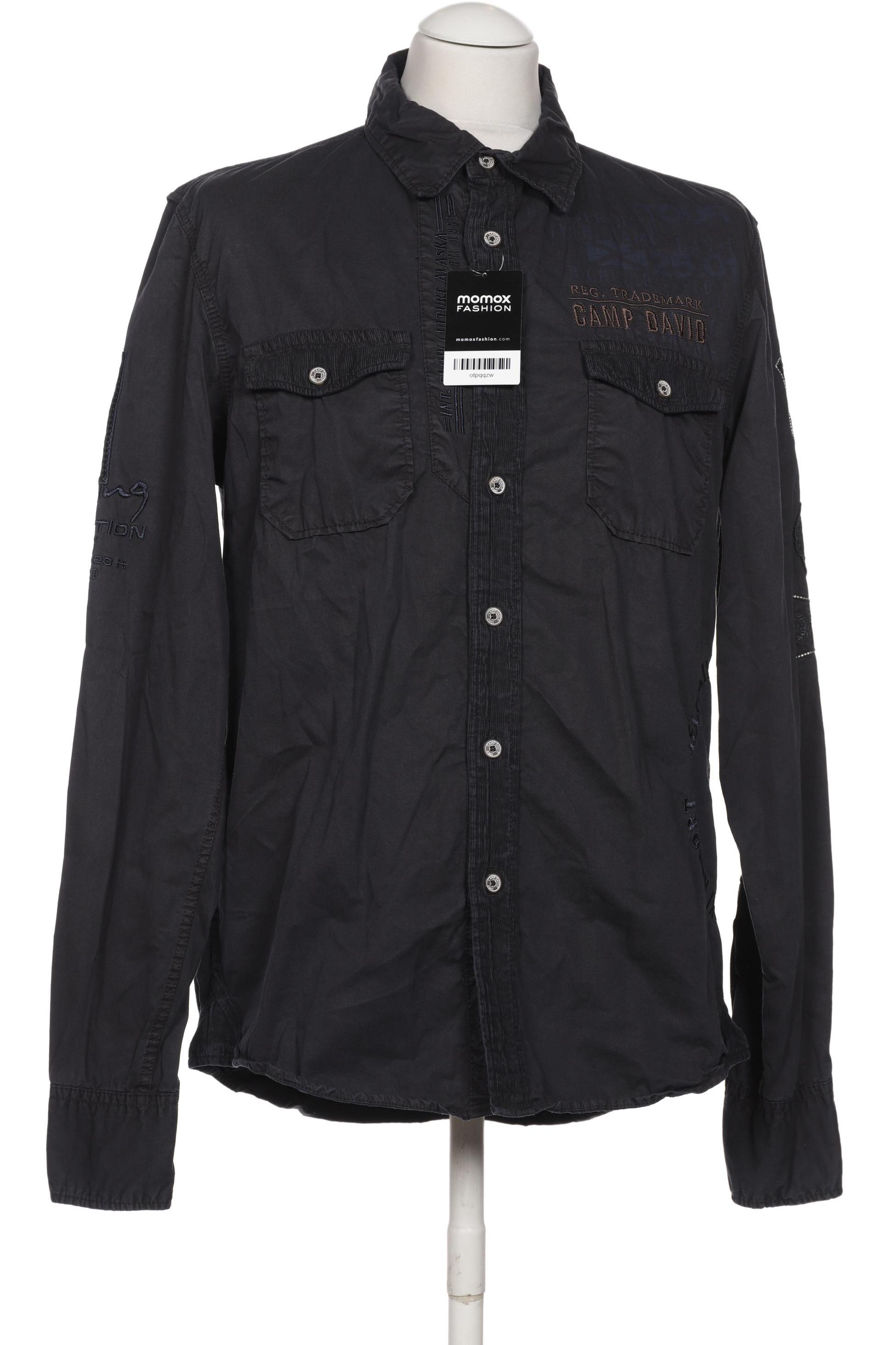 

Camp David Herren Hemd, schwarz