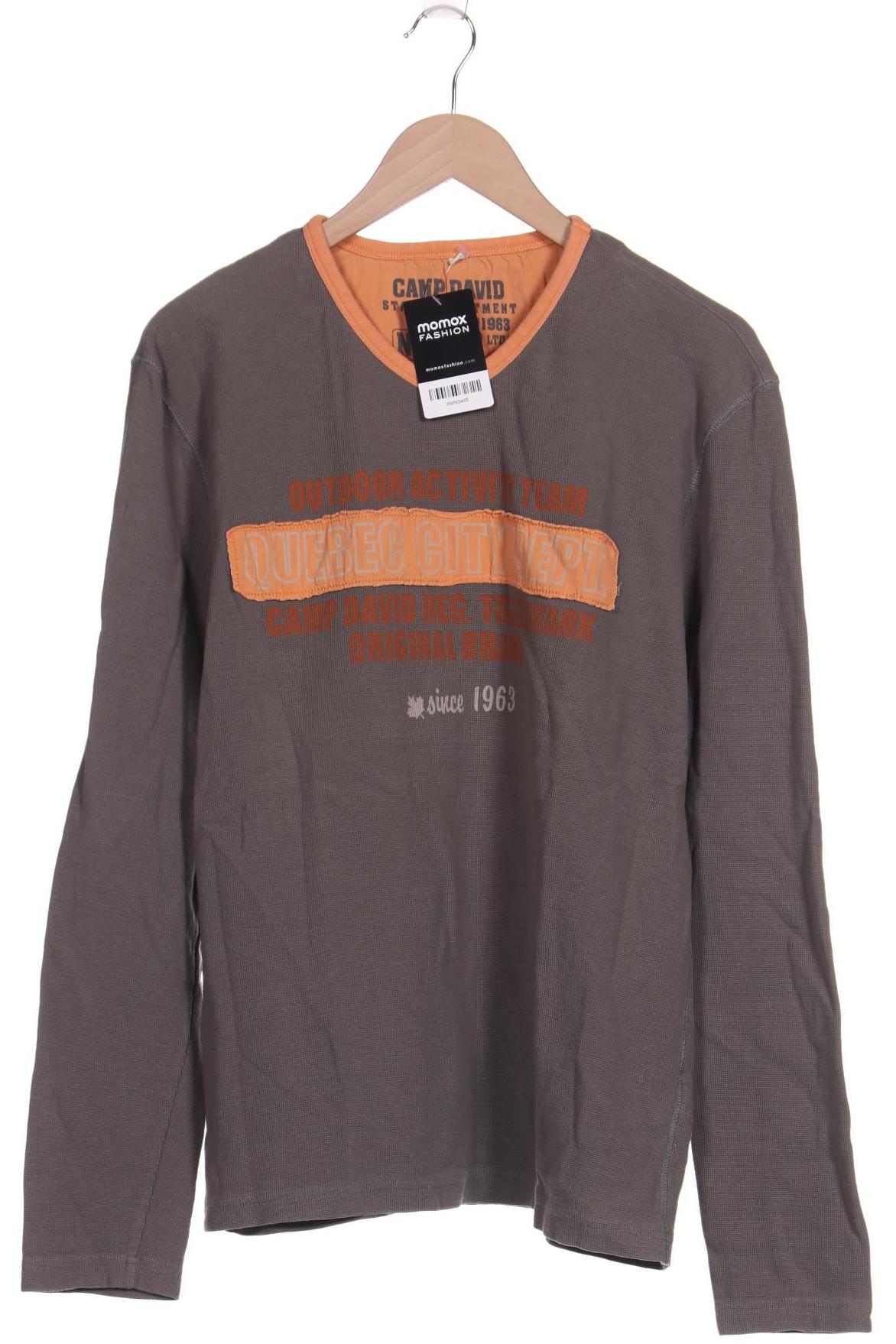 

Camp David Herren Langarmshirt, grün, Gr. 52