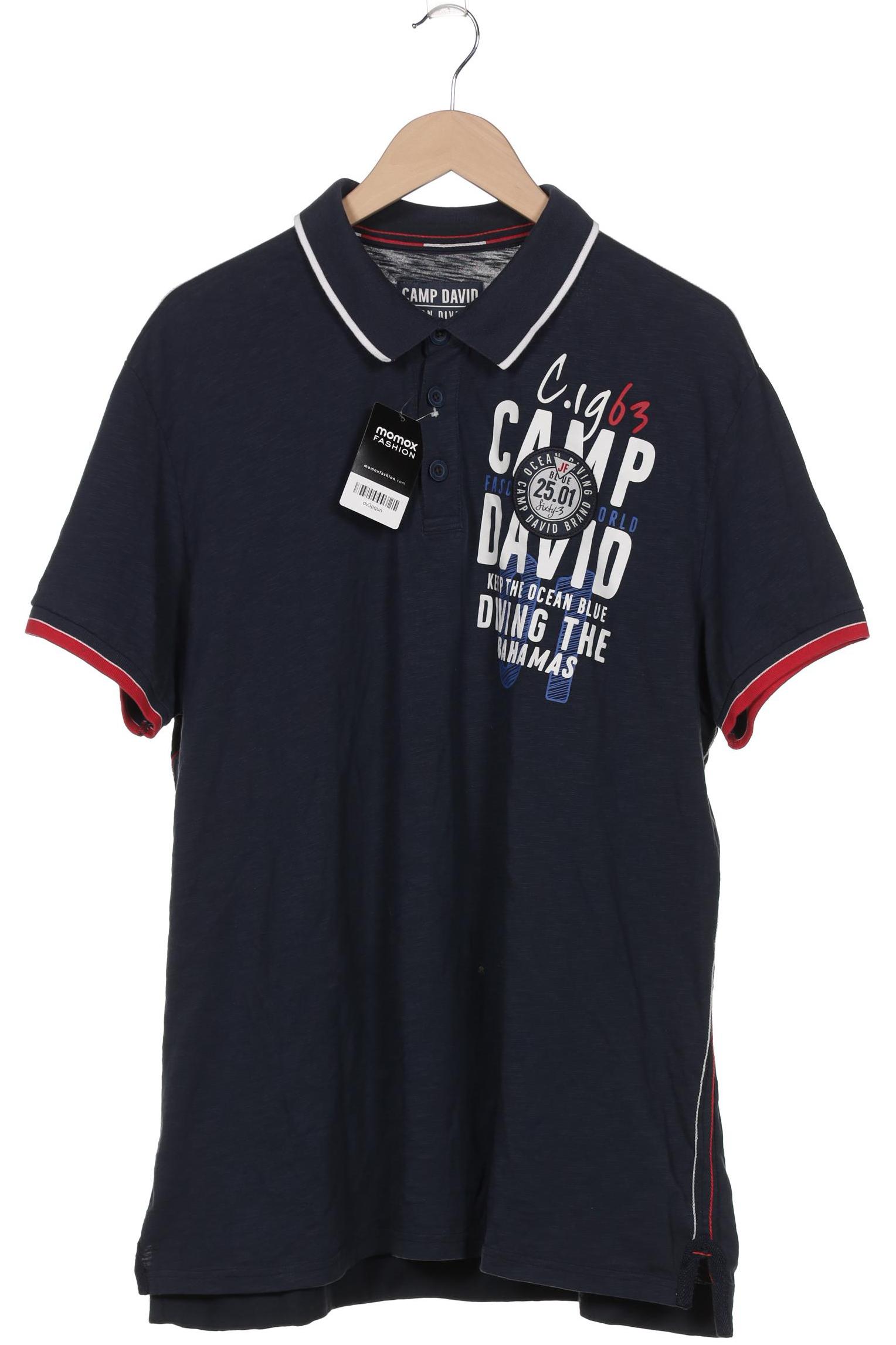 

Camp David Herren Poloshirt, marineblau, Gr. 58