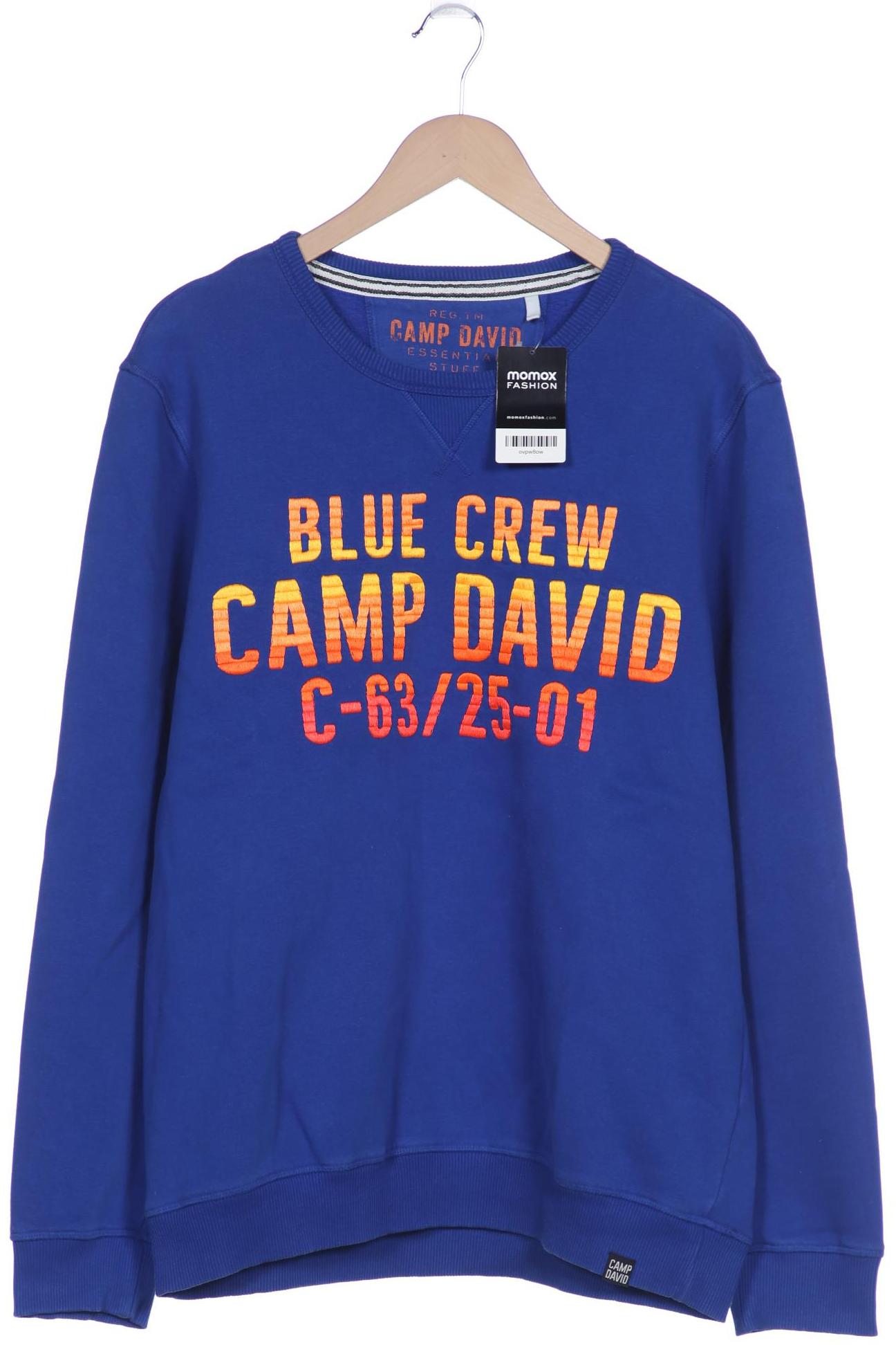 

Camp David Herren Sweatshirt, blau, Gr. 54