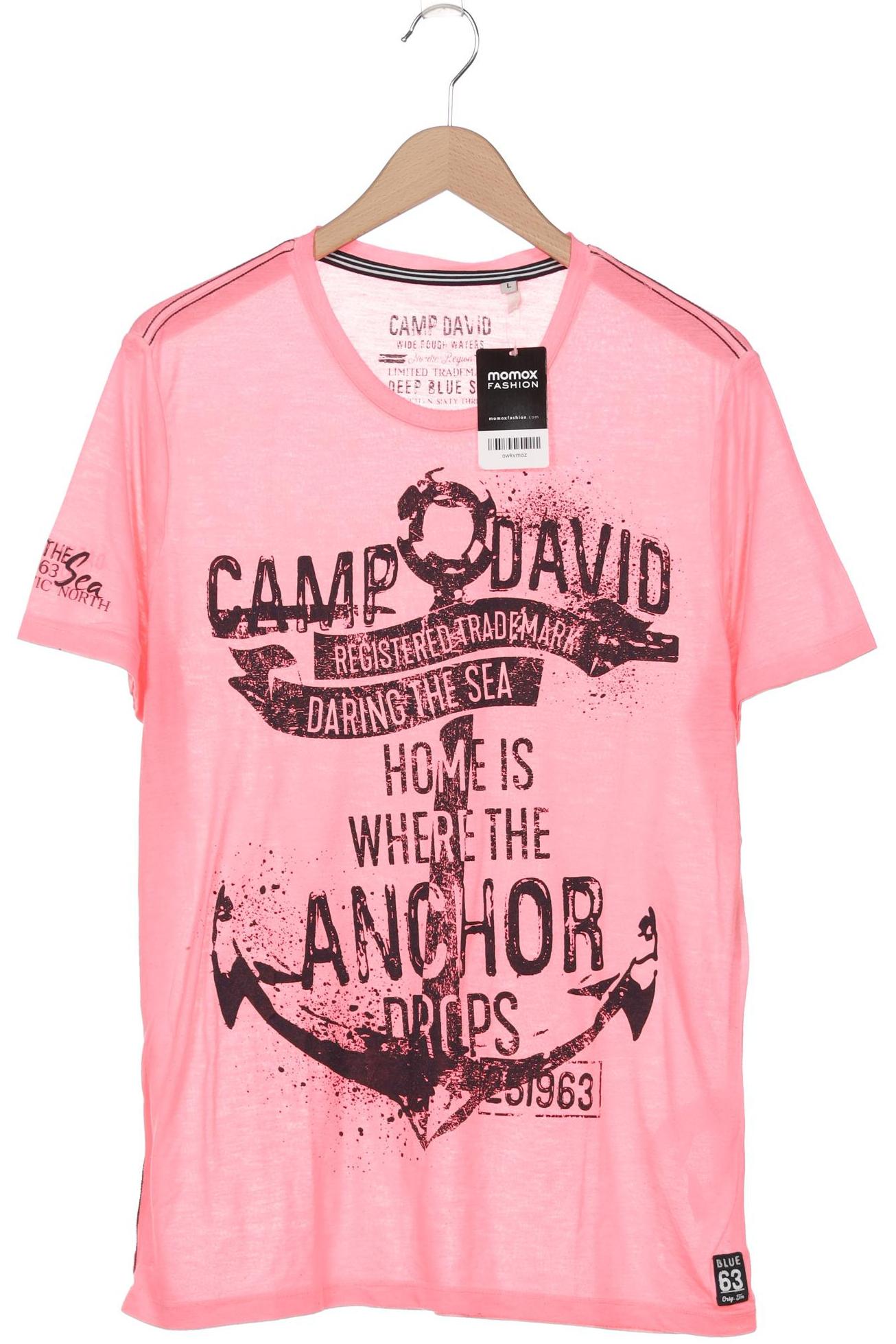 

Camp David Herren T-Shirt, pink, Gr. 52