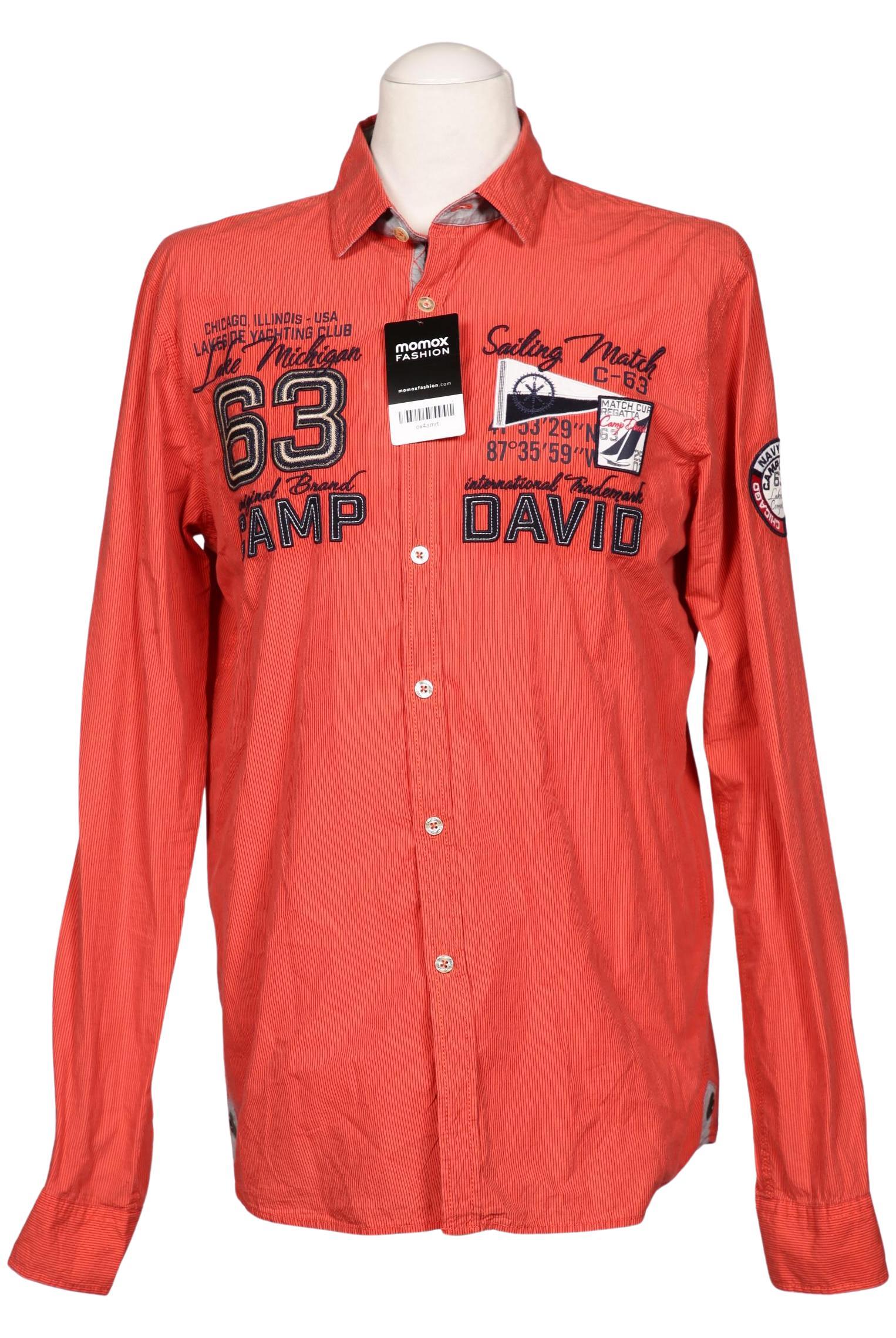 

Camp David Herren Hemd, orange, Gr. 48