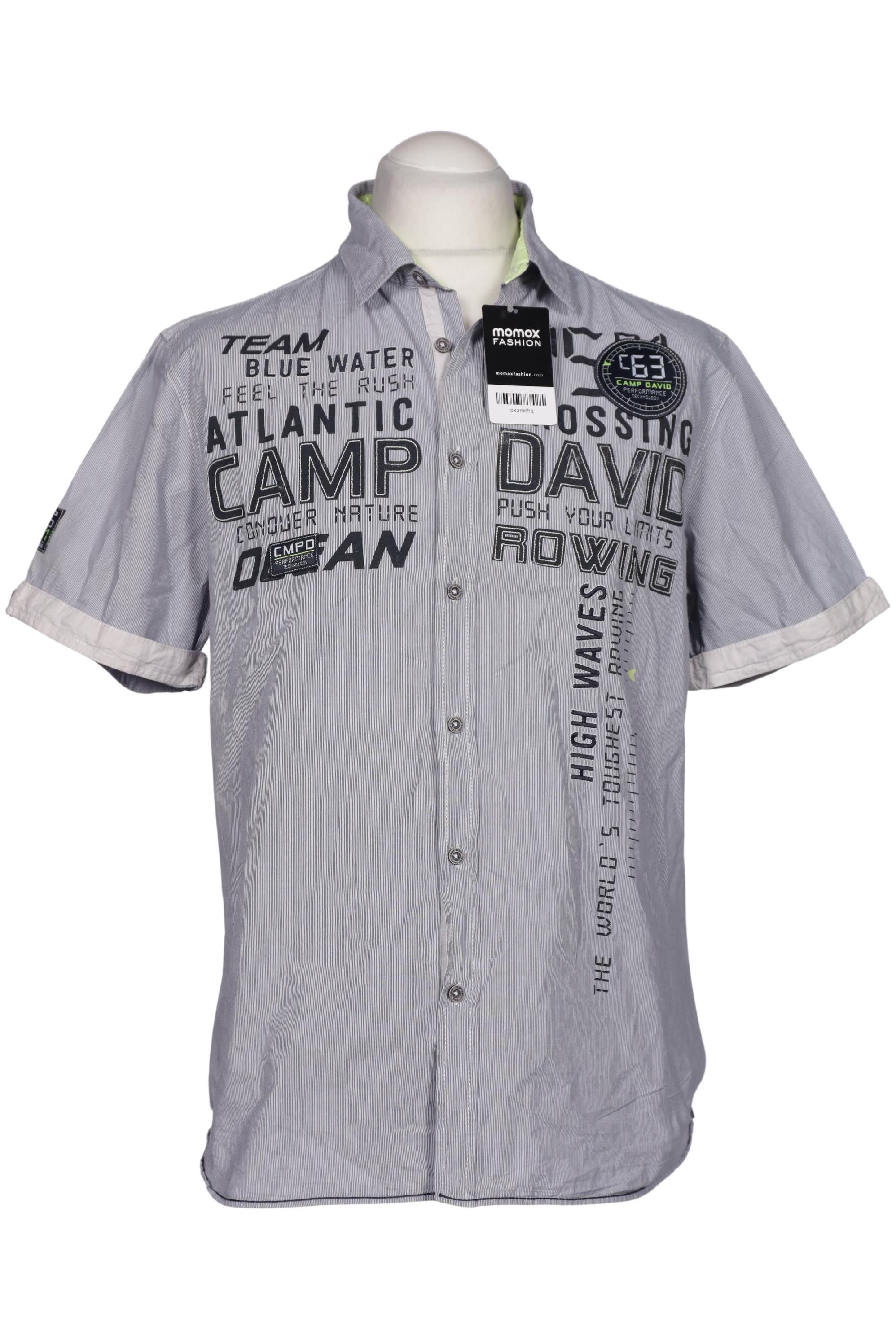 

Camp David Herren Hemd, blau, Gr. 52