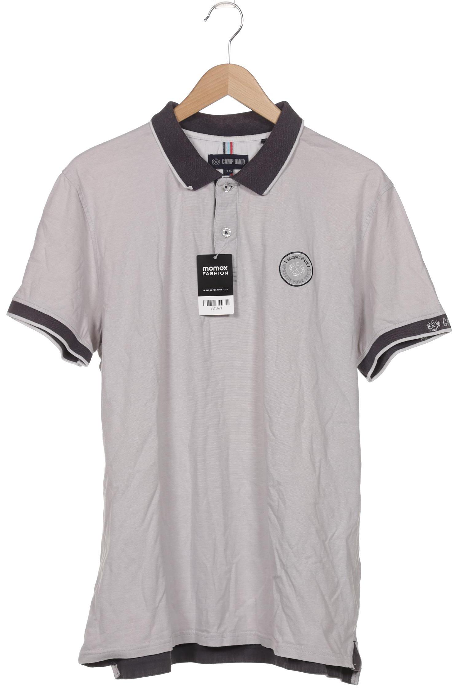 

Camp David Herren Poloshirt, grau, Gr. 56