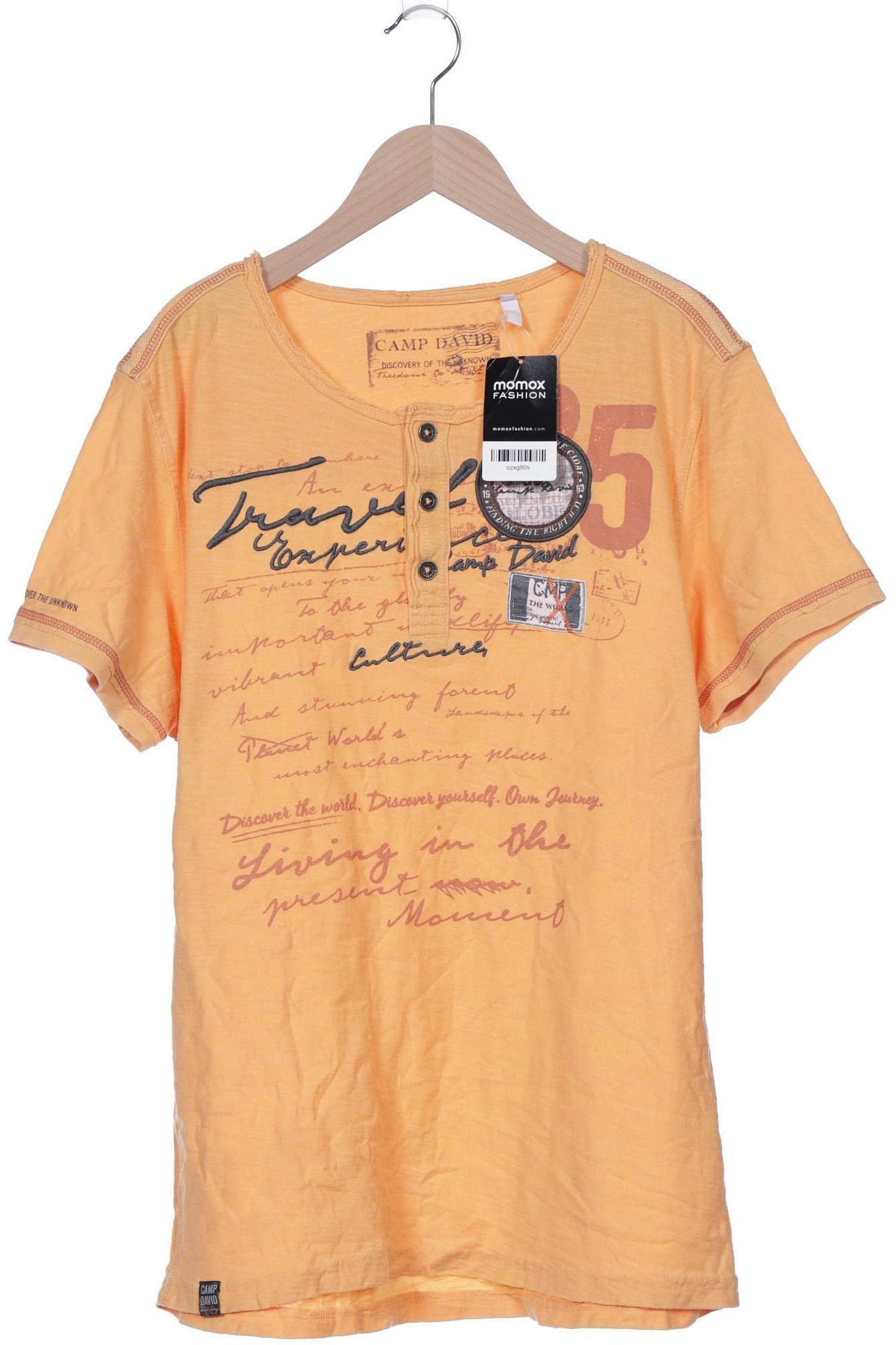 

Camp David Herren T-Shirt, orange, Gr. 48