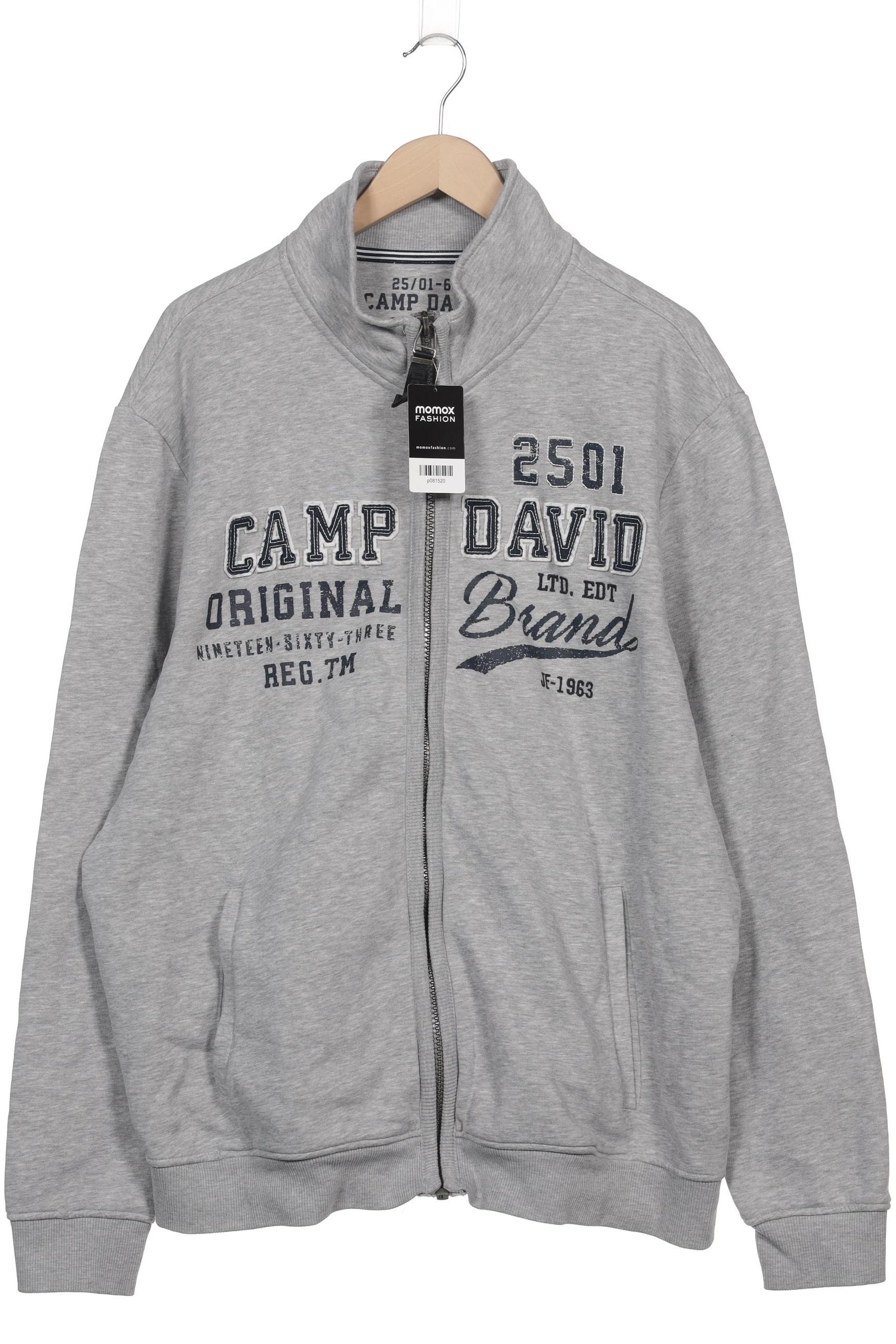 

Camp David Herren Sweatshirt, grau, Gr. 58