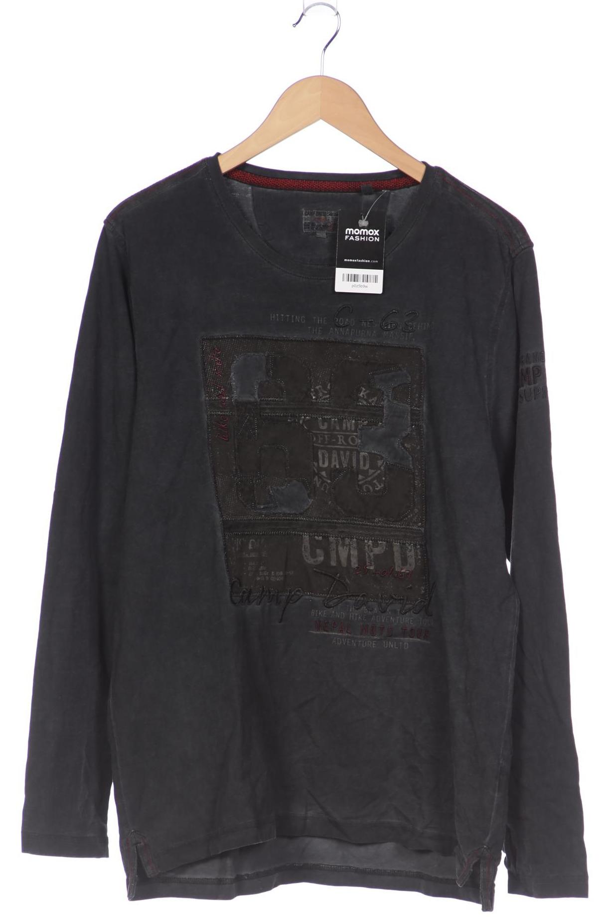 

Camp David Herren Langarmshirt, grau