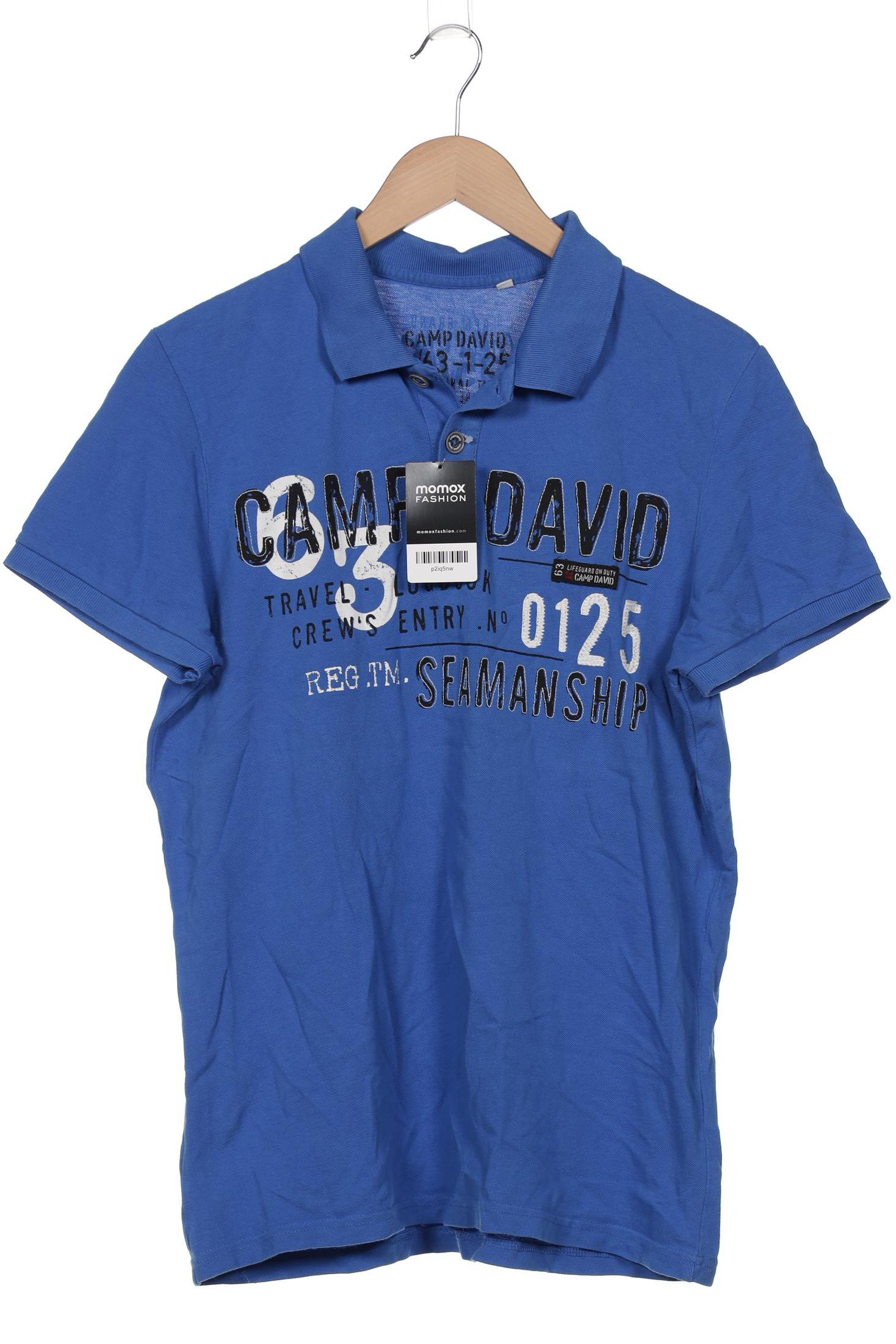 

Camp David Herren Poloshirt, blau, Gr. 48