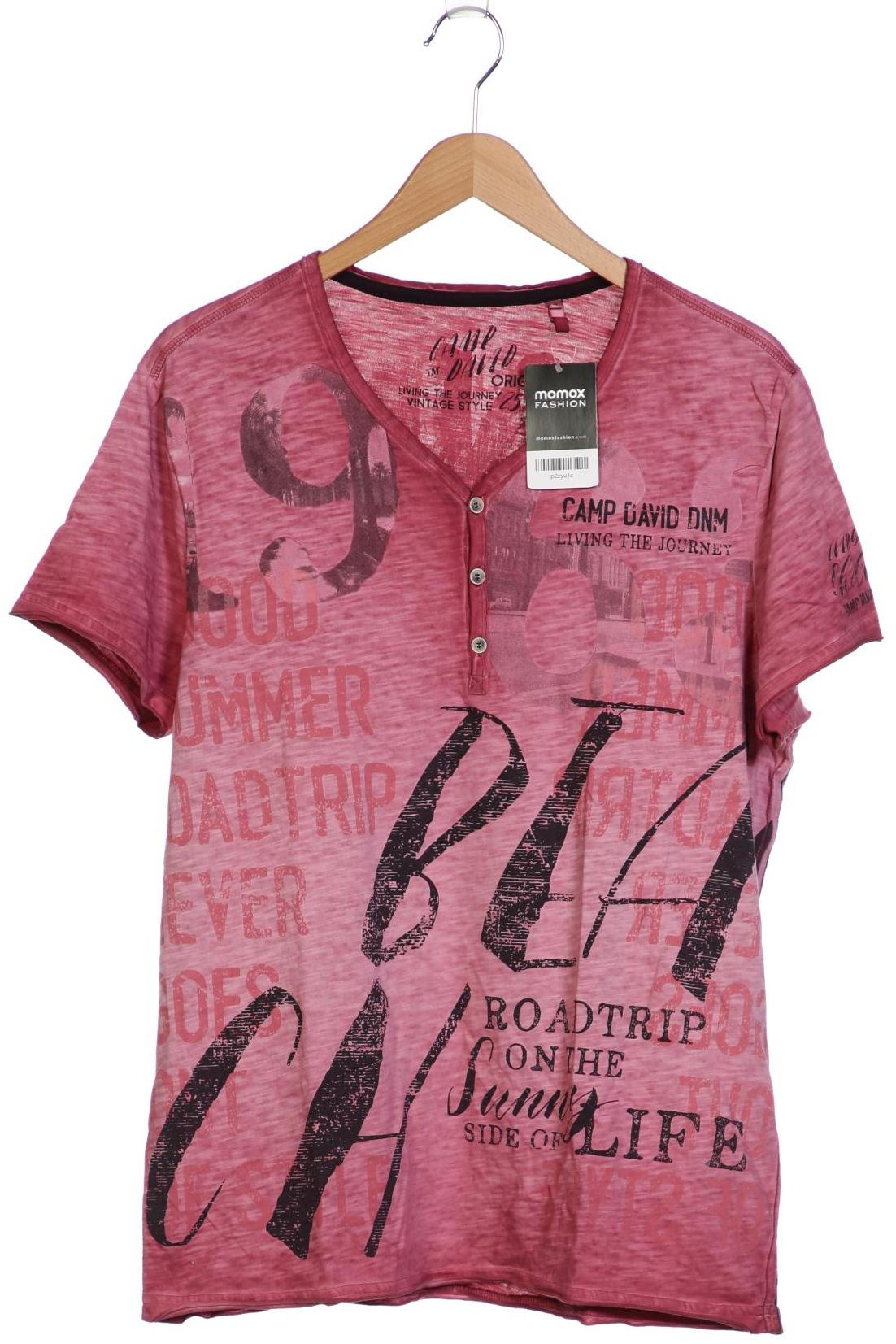 

Camp David Herren T-Shirt, pink, Gr. 54