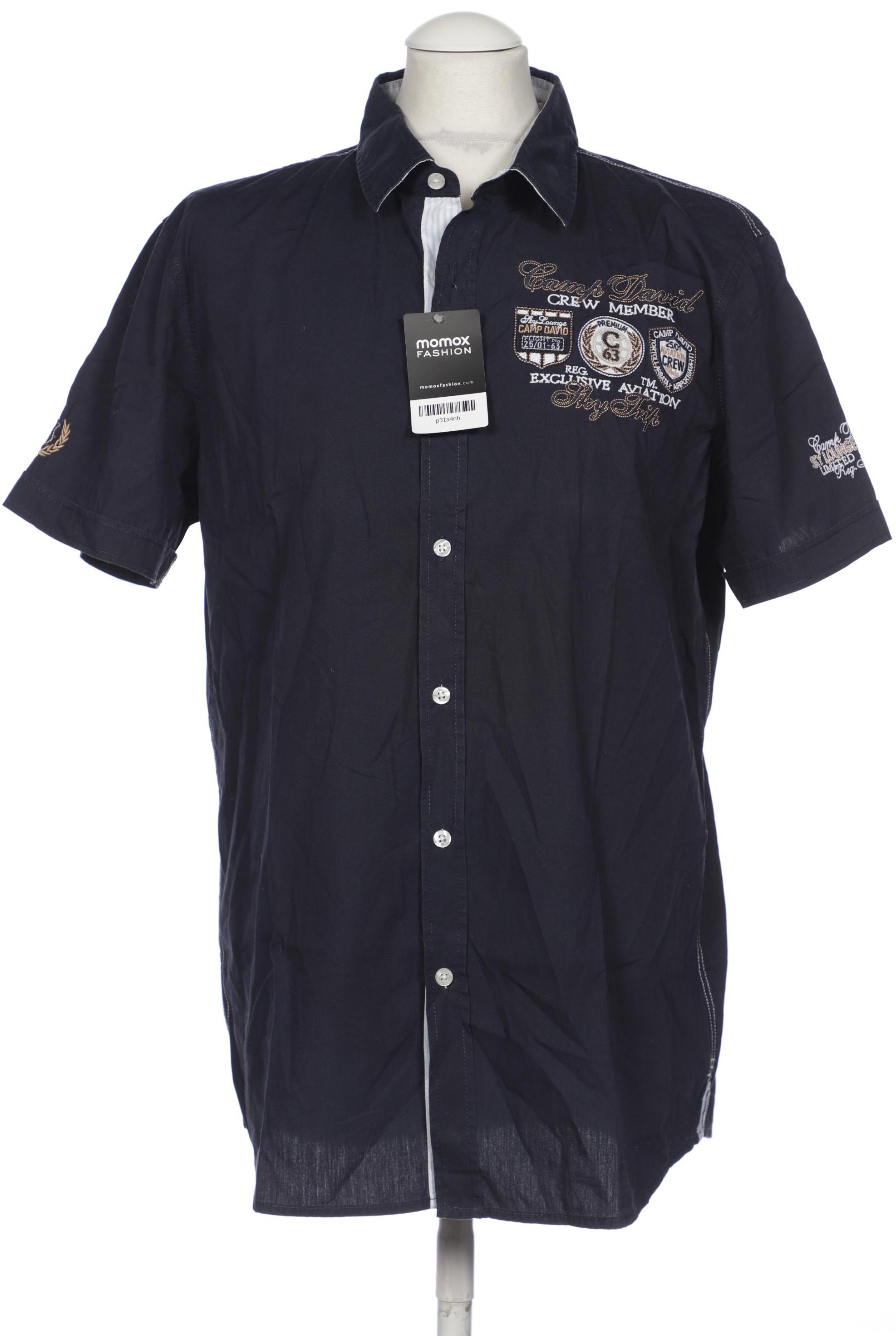

Camp David Herren Hemd, marineblau
