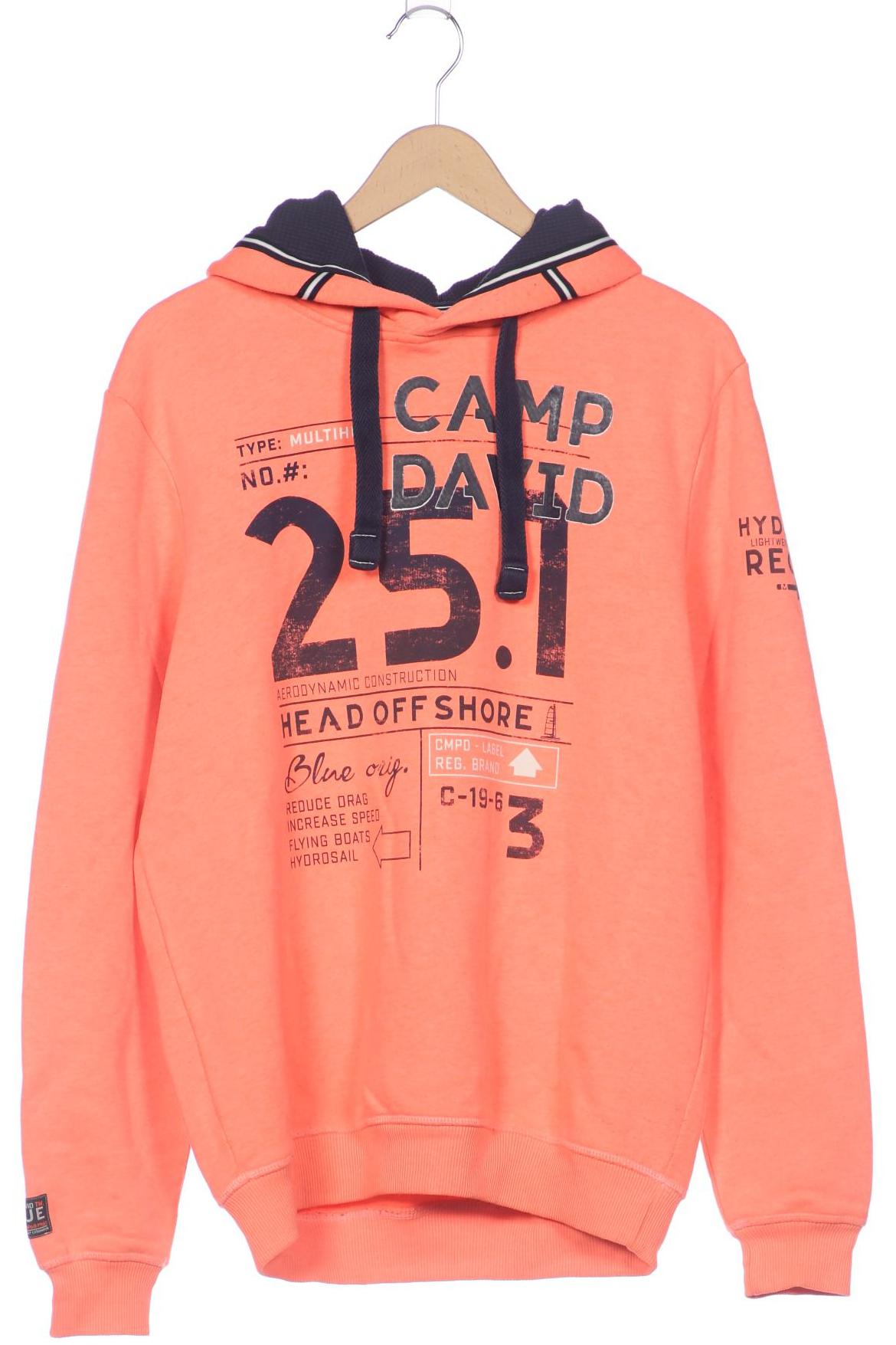 

Camp David Herren Kapuzenpullover, neon, Gr. 52