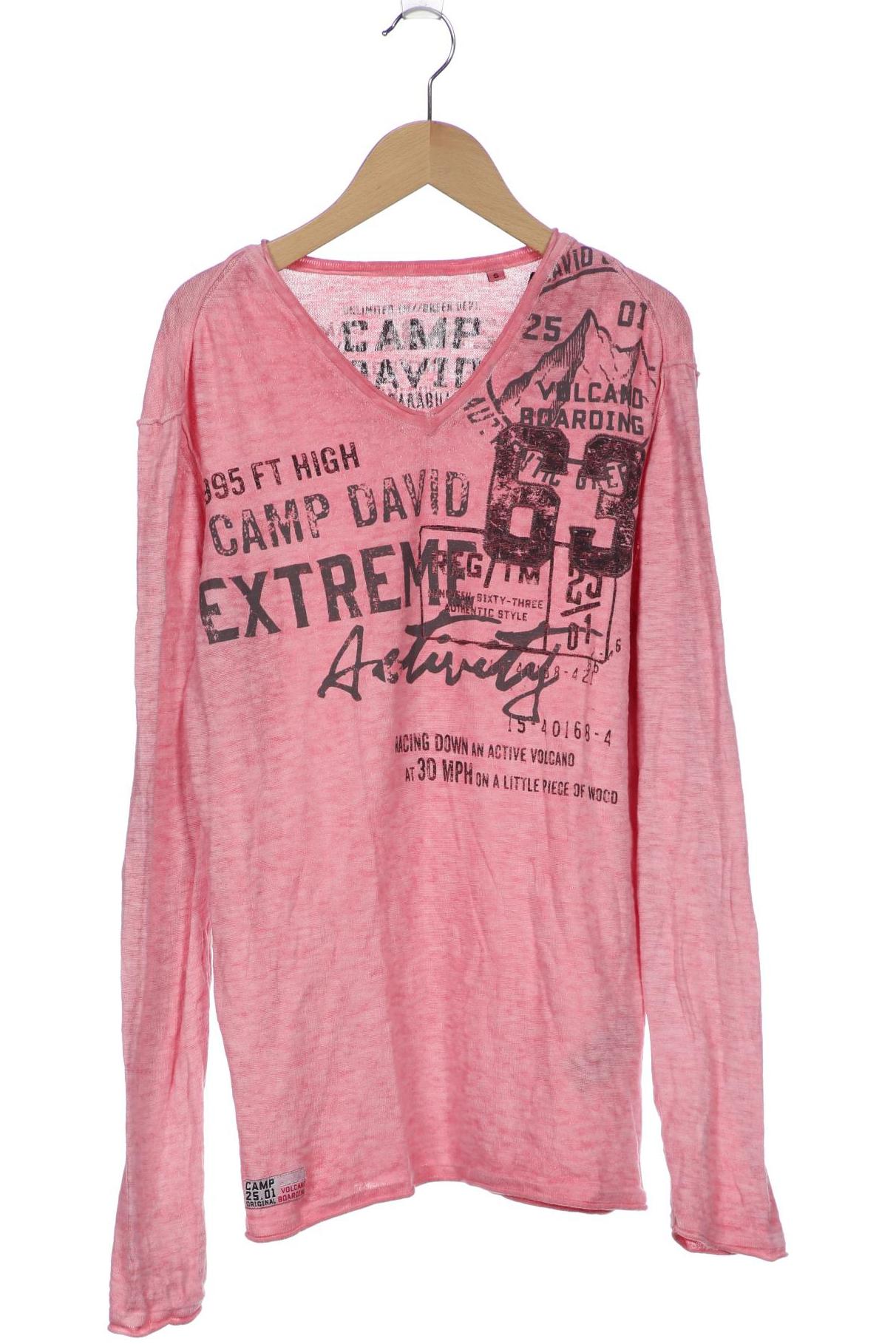 

Camp David Herren Langarmshirt, pink