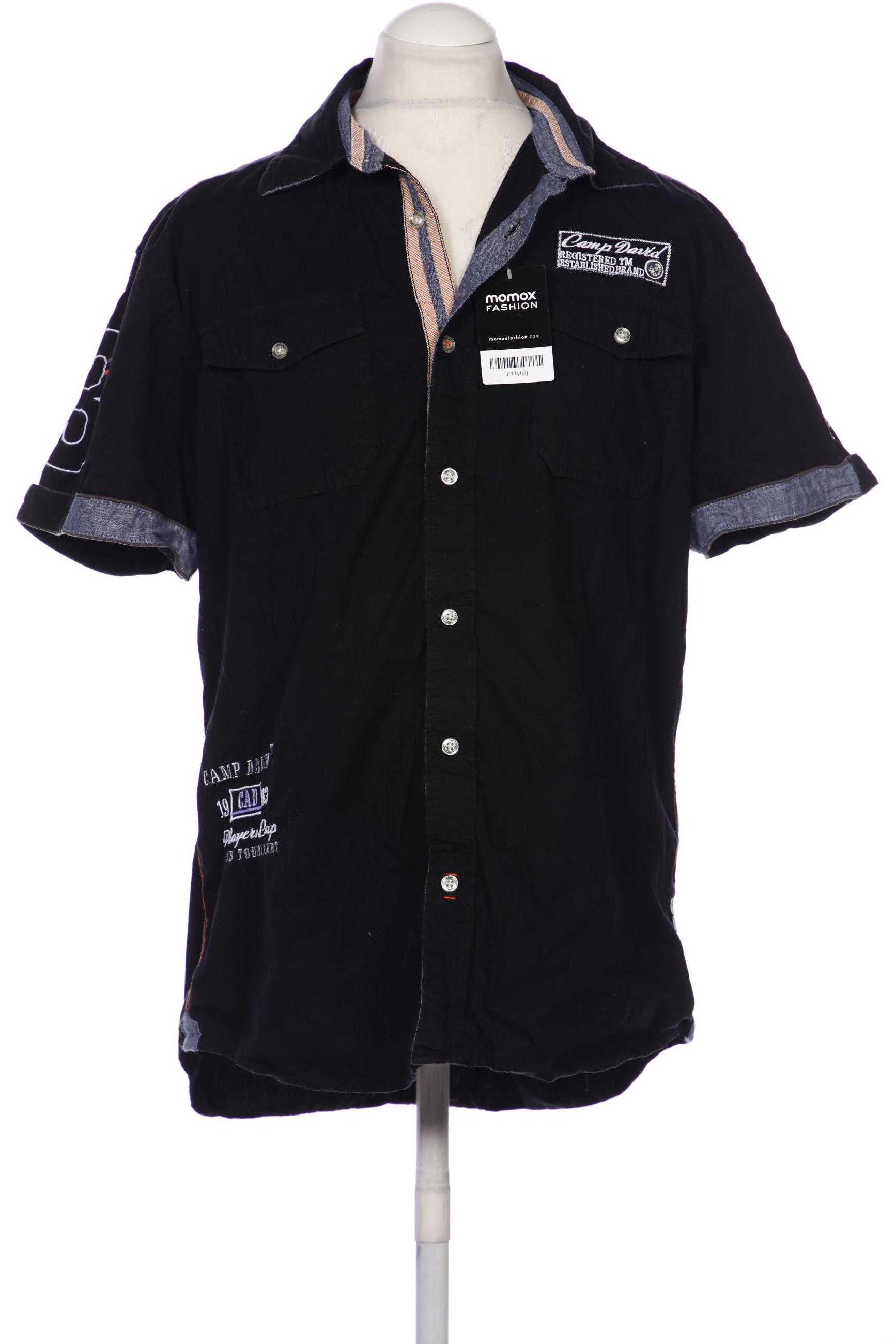 

Camp David Herren Hemd, schwarz
