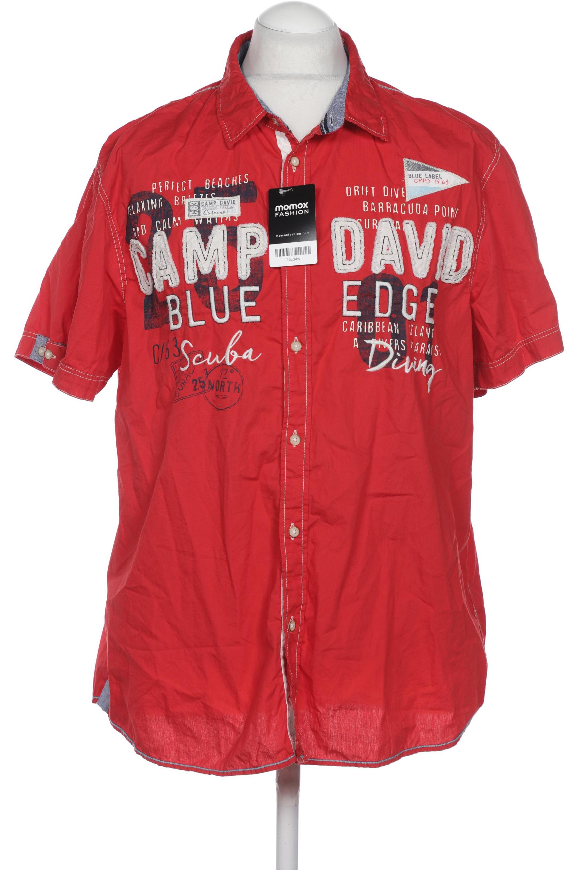 

Camp David Herren Hemd, rot