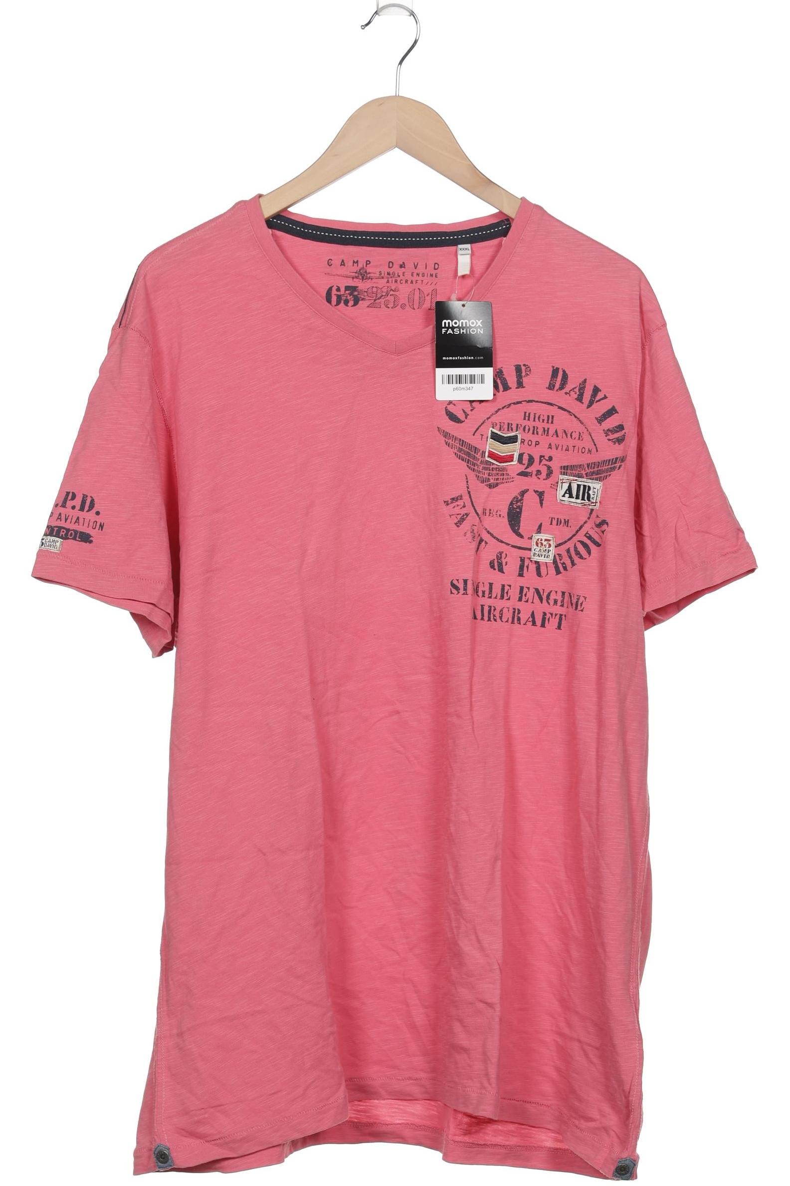 

Camp David Herren T-Shirt, pink, Gr. 58