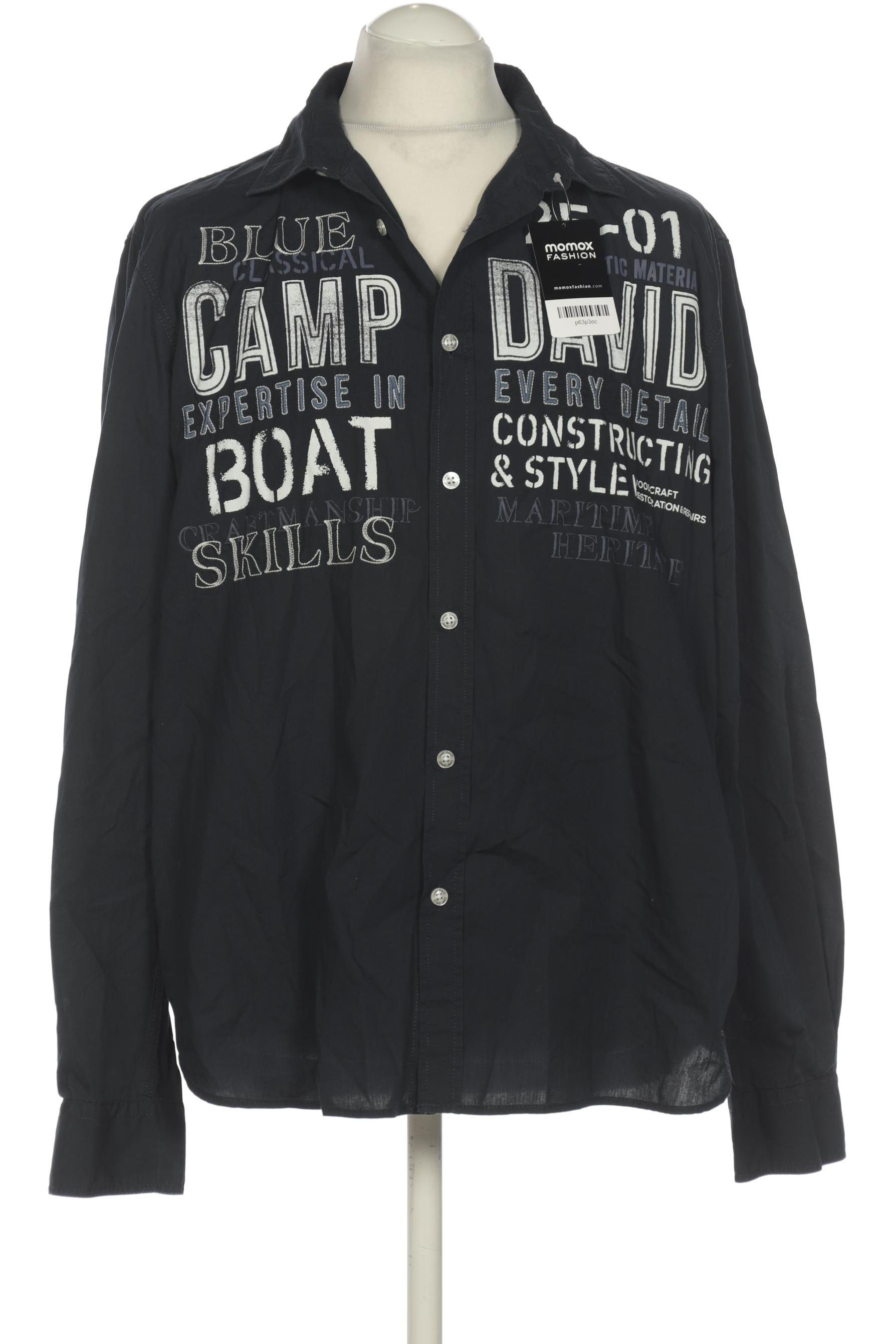 

Camp David Herren Hemd, marineblau