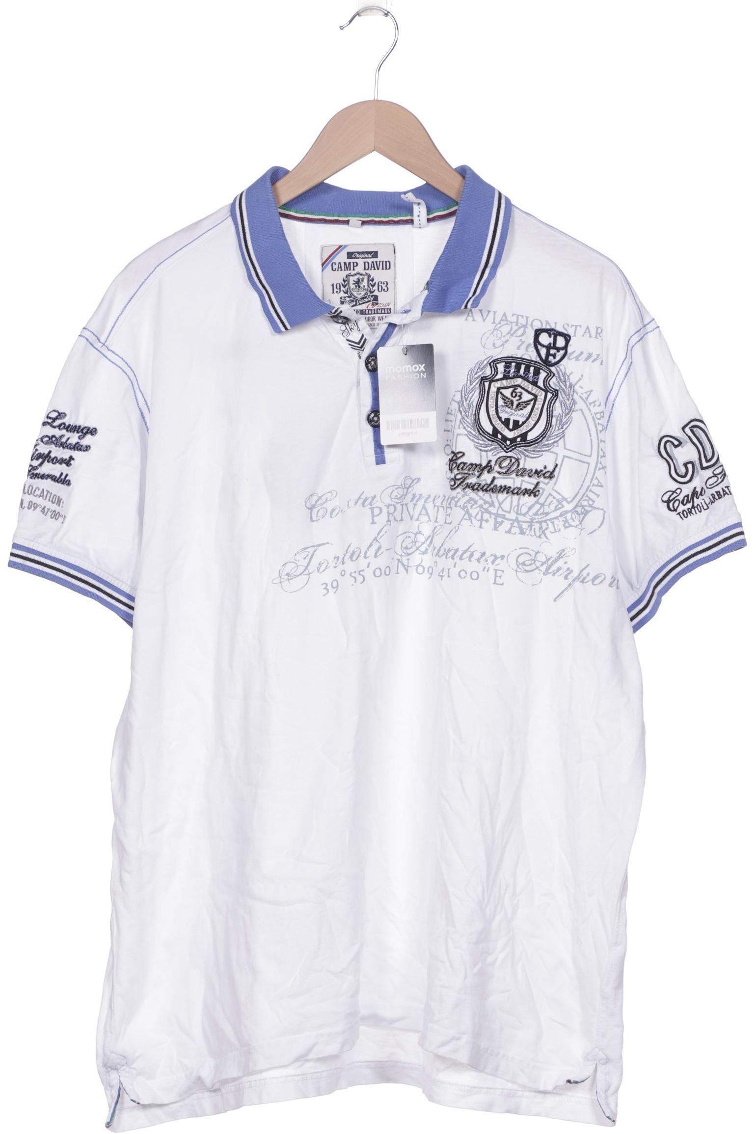 

Camp David Herren Poloshirt, weiß