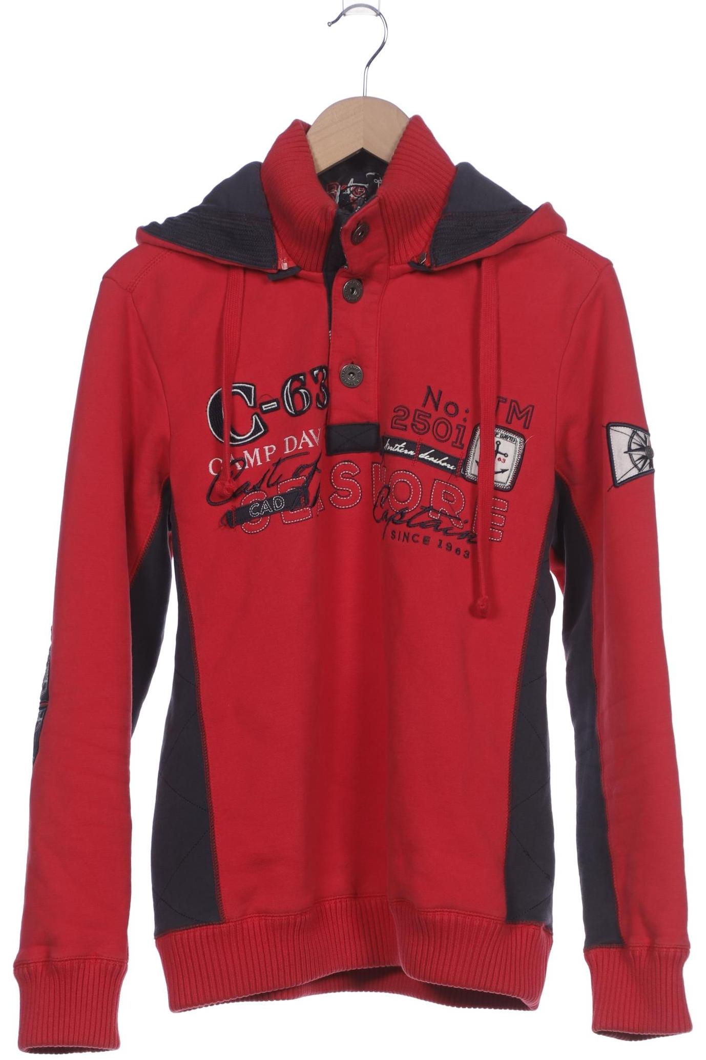 

Camp David Herren Kapuzenpullover, rot, Gr. 48