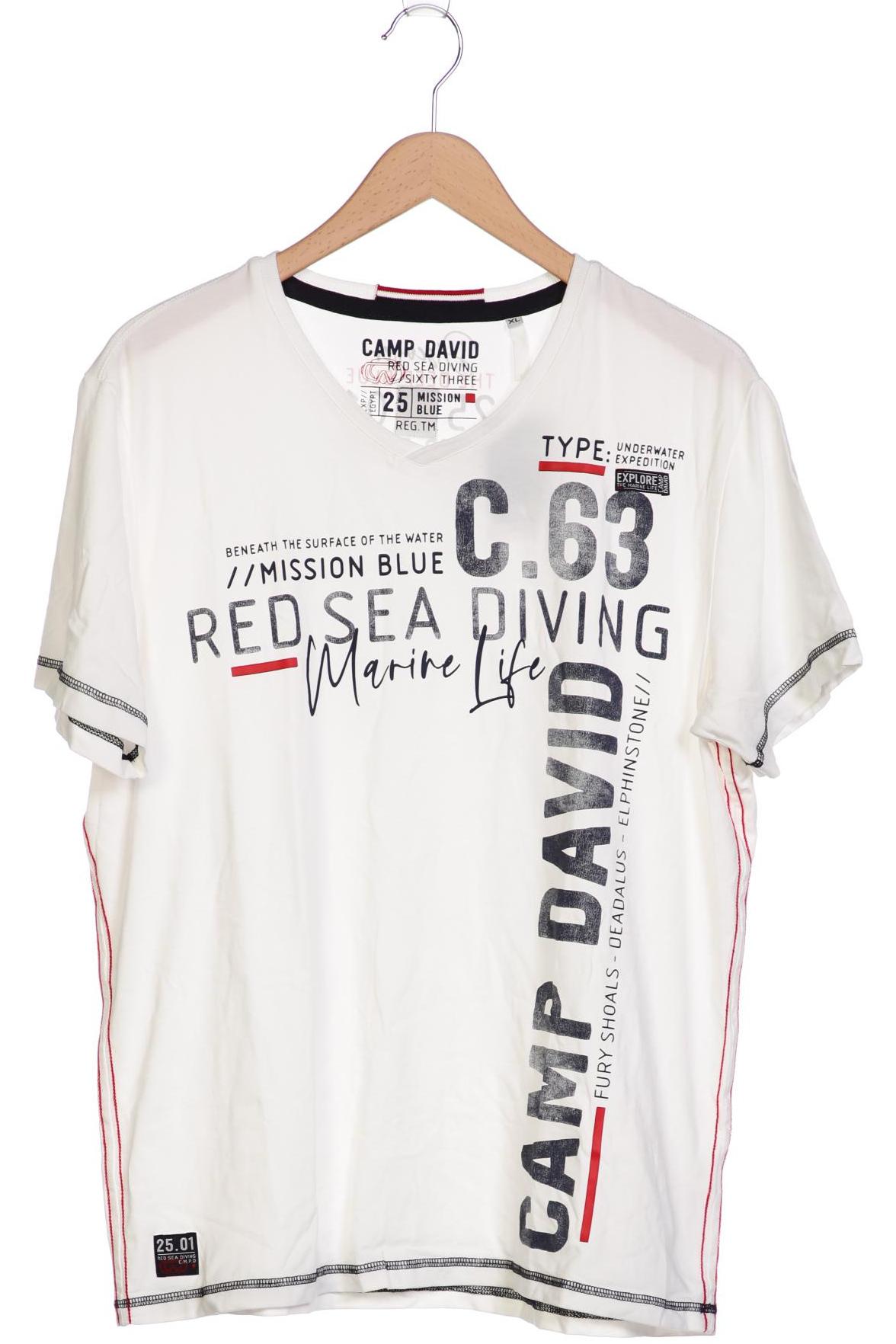 

Camp David Herren T-Shirt, weiß, Gr. 54