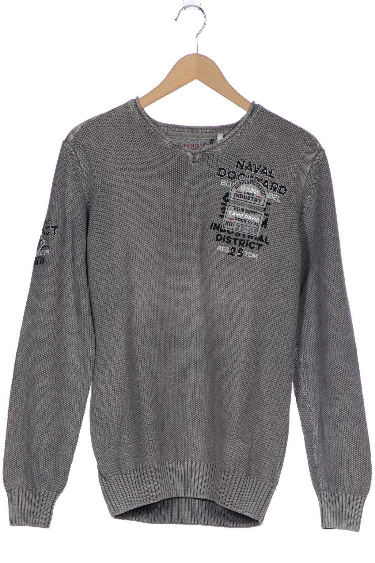 

Camp David Herren Pullover, grau