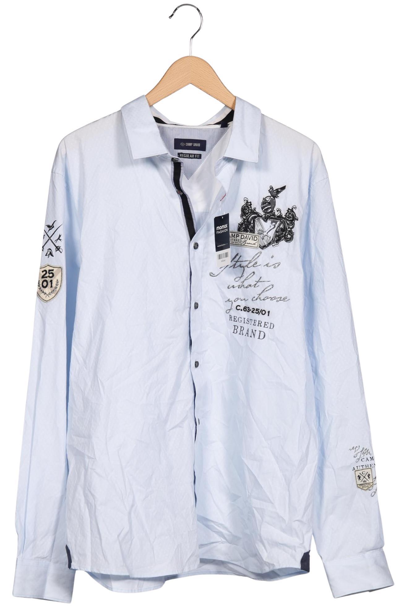 

Camp David Herren Hemd, hellblau, Gr. 56