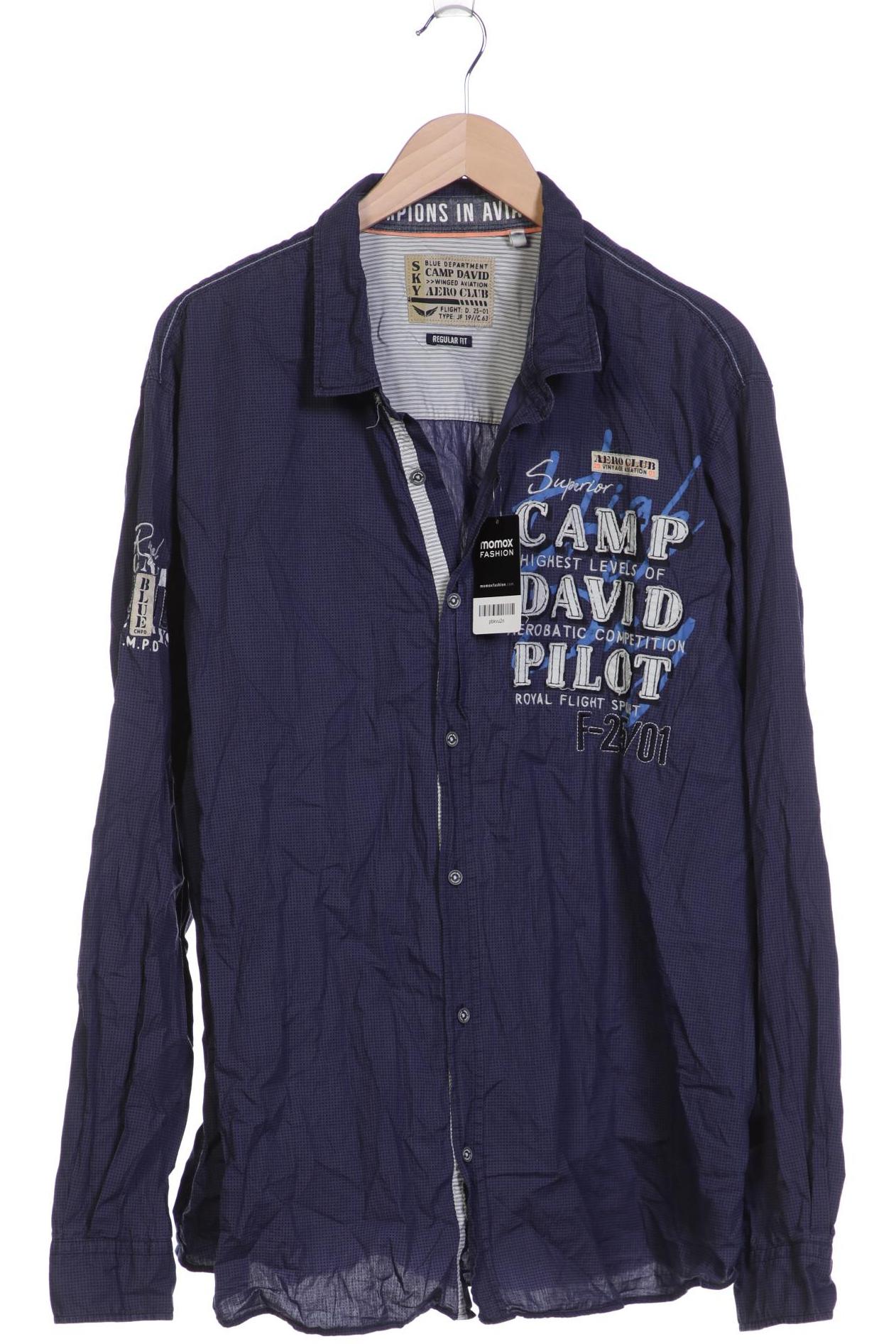 

Camp David Herren Hemd, marineblau, Gr. 58