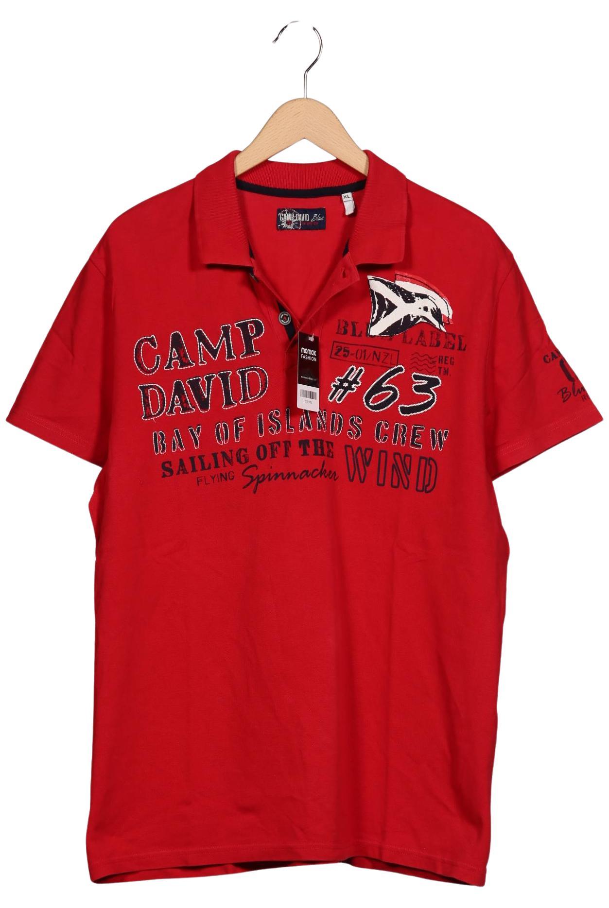 

Camp David Herren Poloshirt, rot, Gr. 54