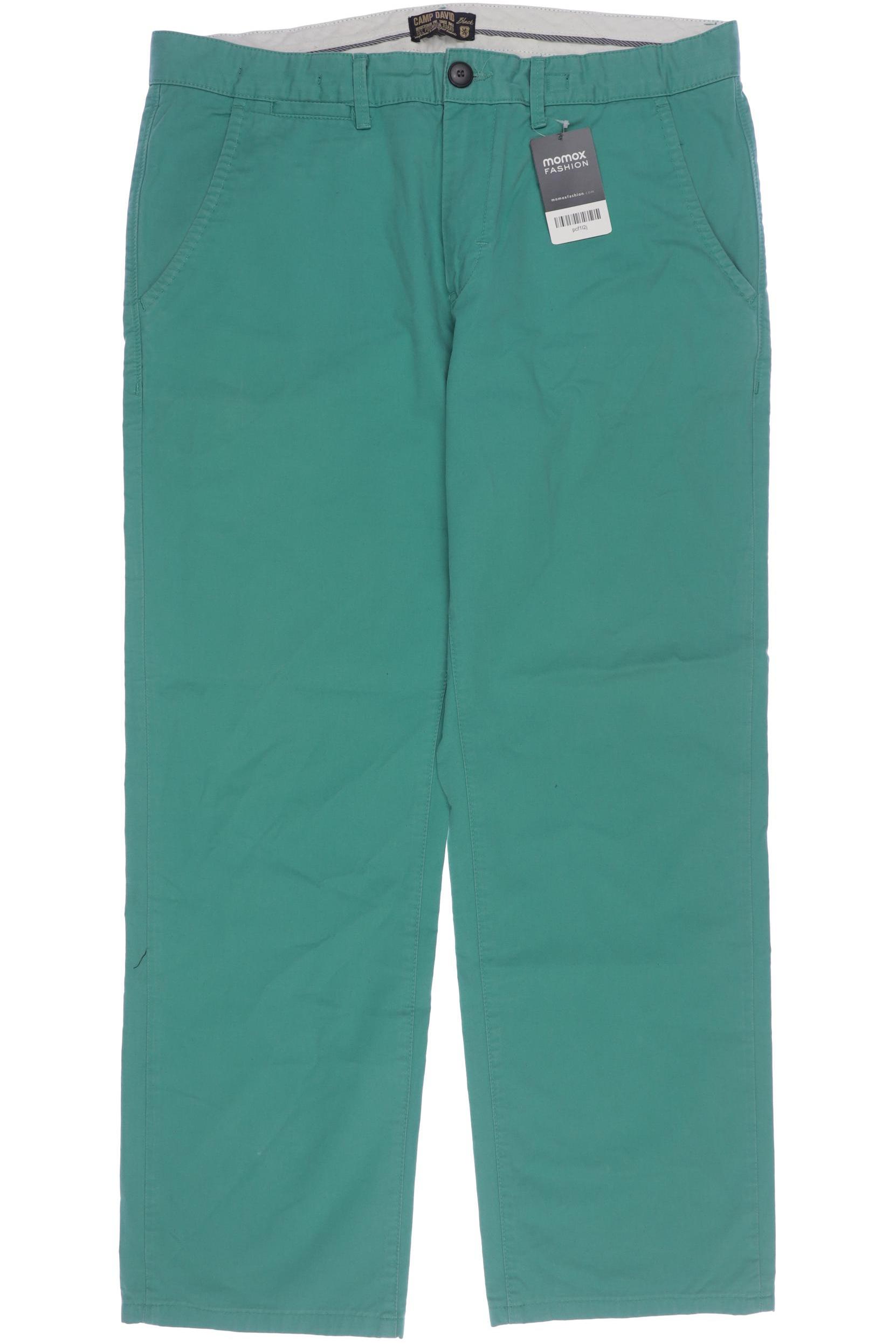 

Camp David Herren Stoffhose, türkis, Gr. 0