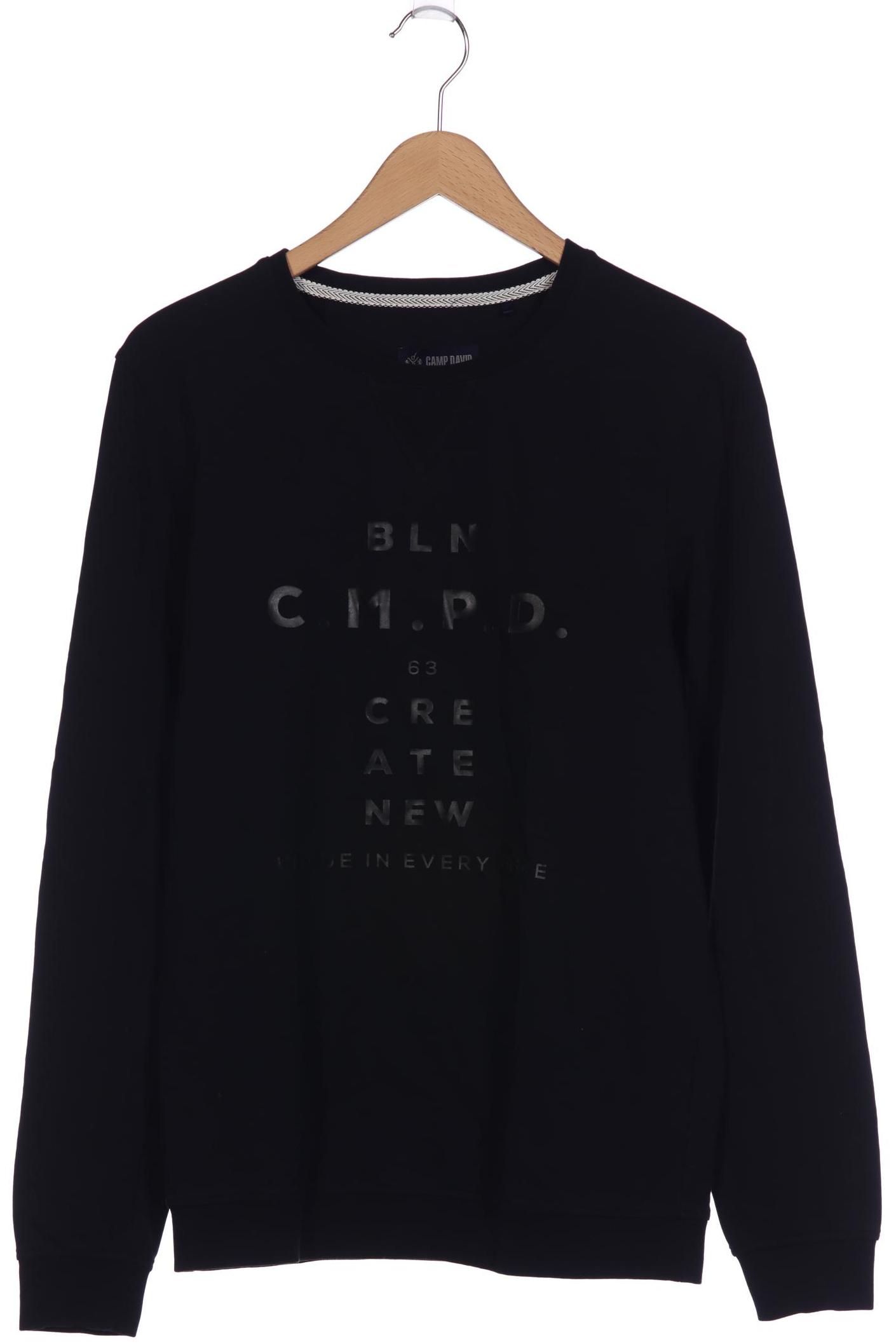 

Camp David Herren Sweatshirt, schwarz