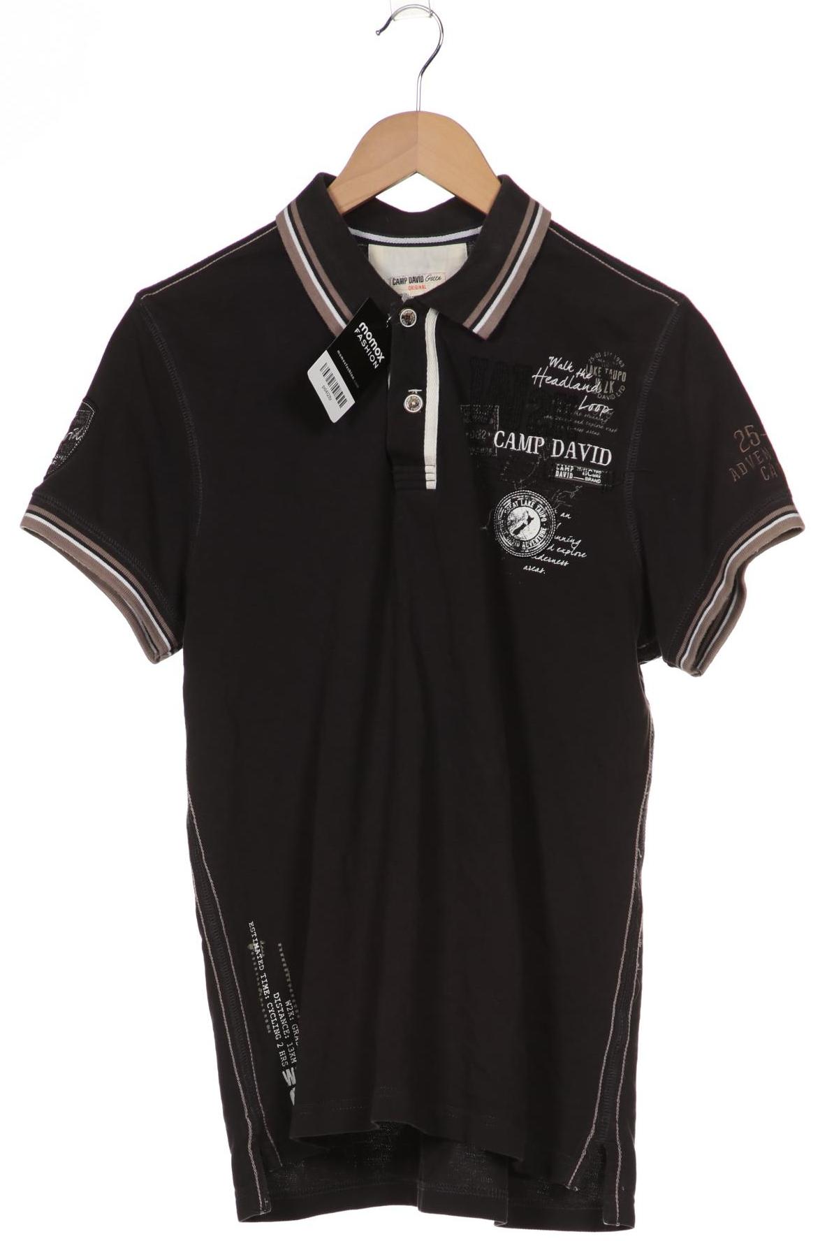 

Camp David Herren Poloshirt, grau