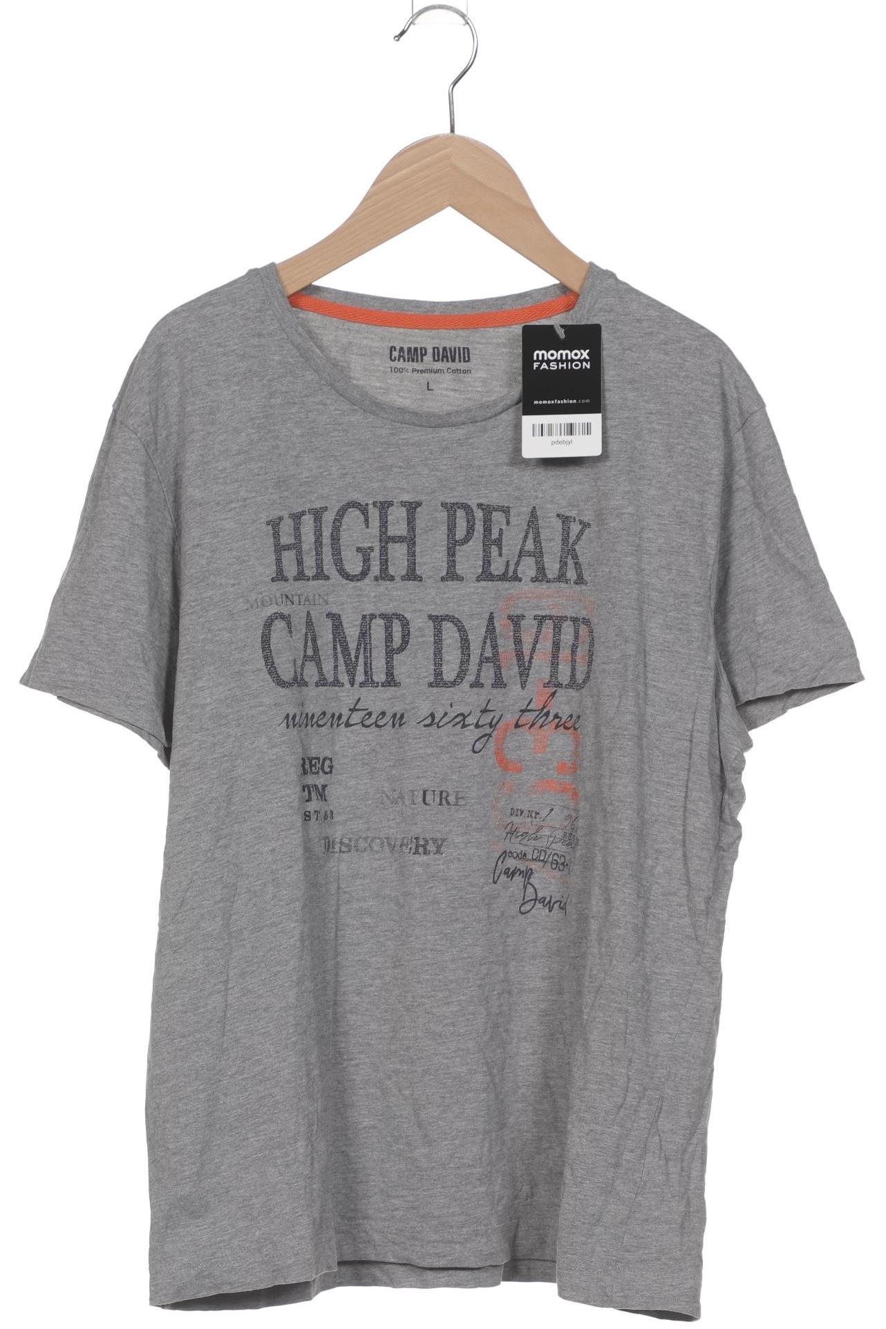 

Camp David Herren T-Shirt, grau, Gr. 52