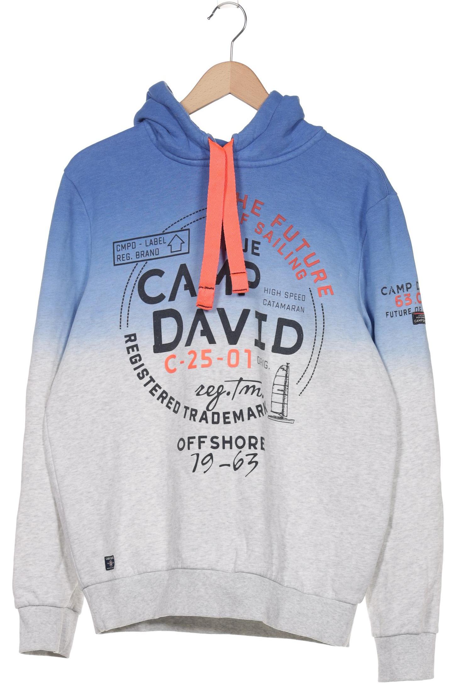 

Camp David Herren Kapuzenpullover, grau, Gr. 48