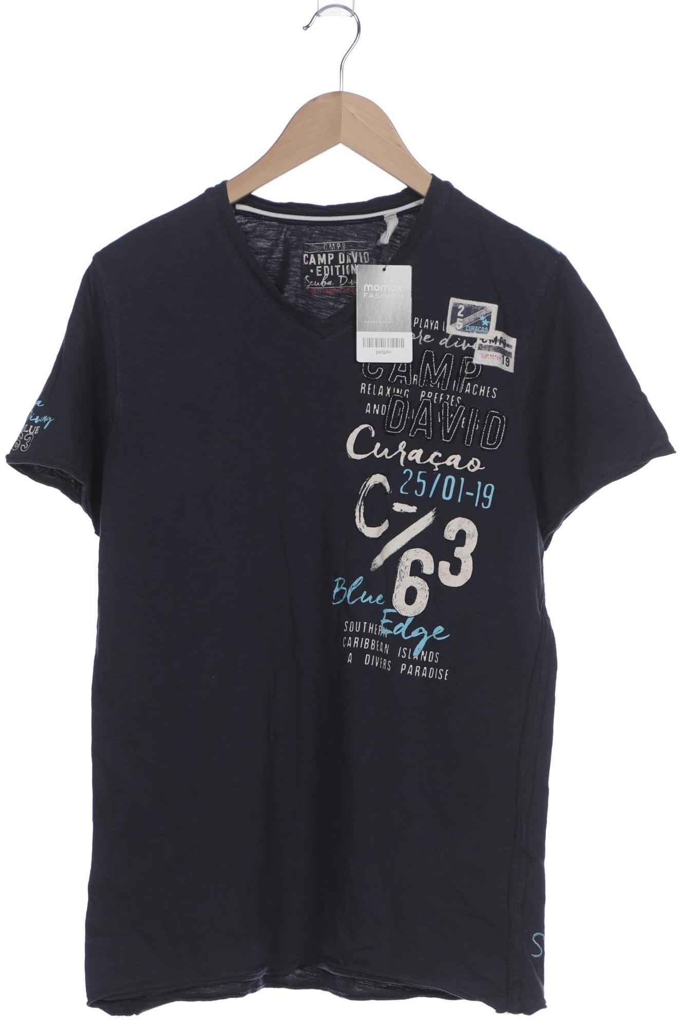 

Camp David Herren T-Shirt, marineblau, Gr. 48