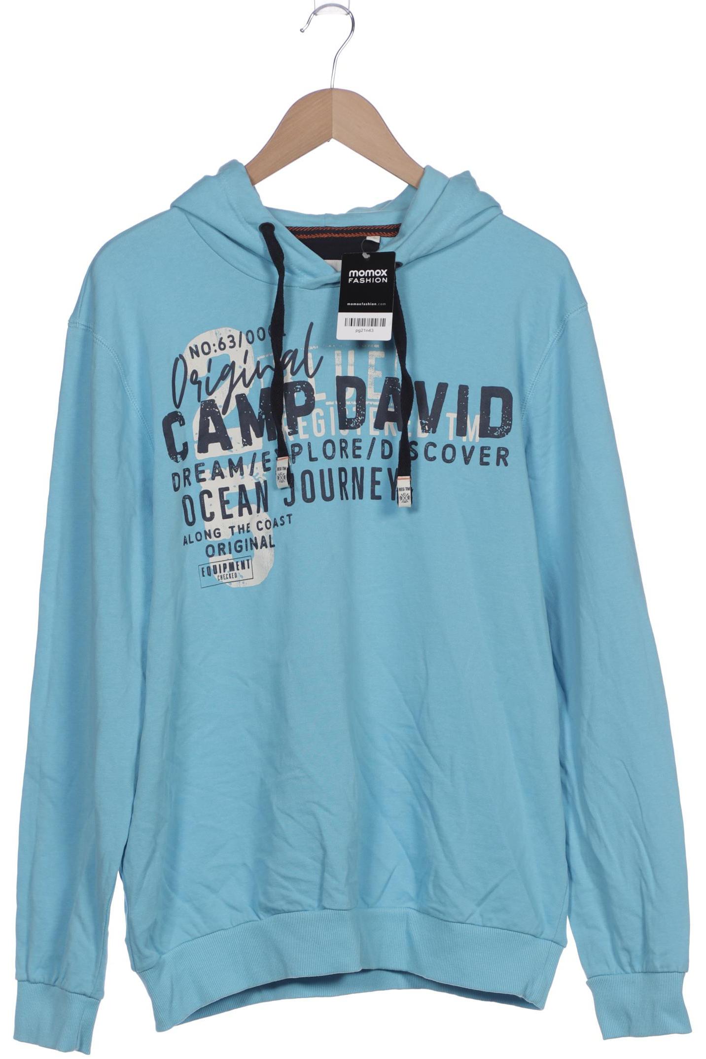 

Camp David Herren Kapuzenpullover, blau, Gr. 54