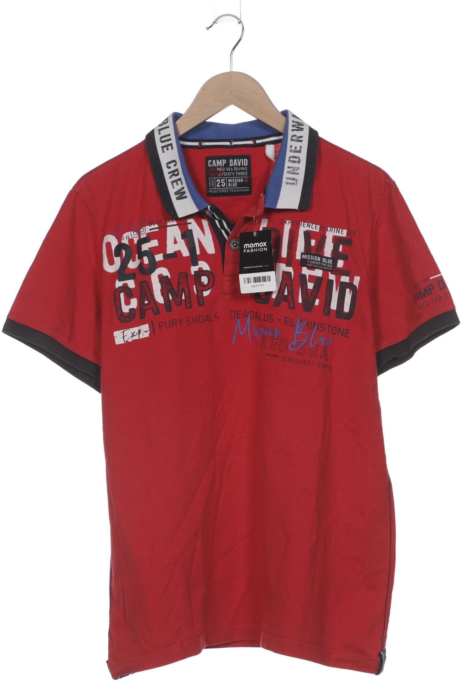 

Camp David Herren Poloshirt, rot, Gr. 54