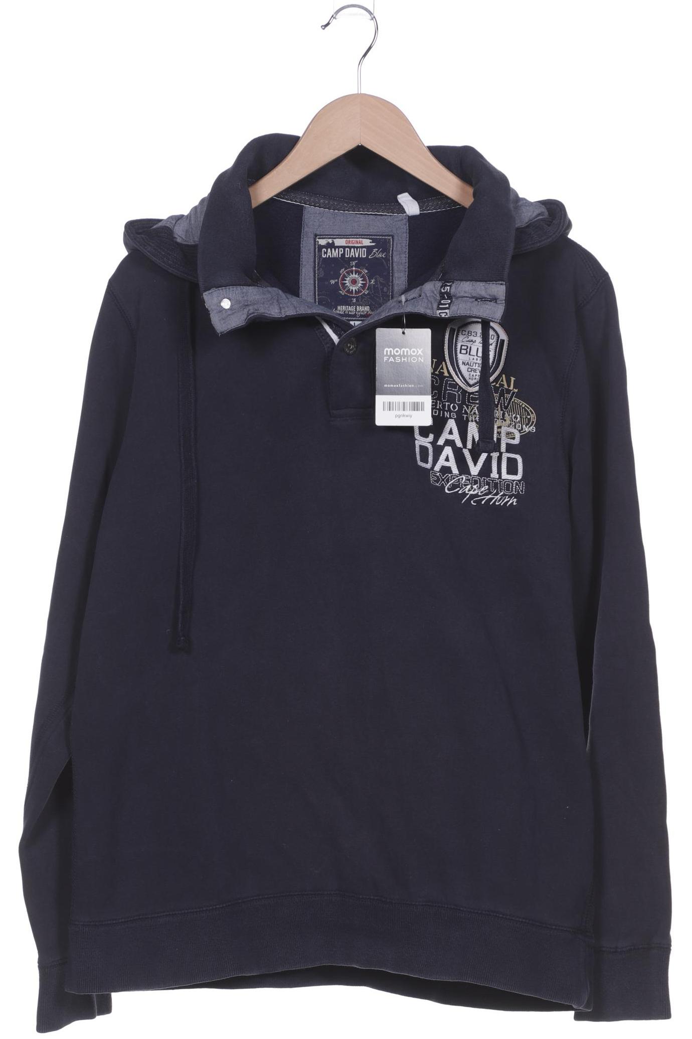 

Camp David Herren Kapuzenpullover, marineblau, Gr. 52