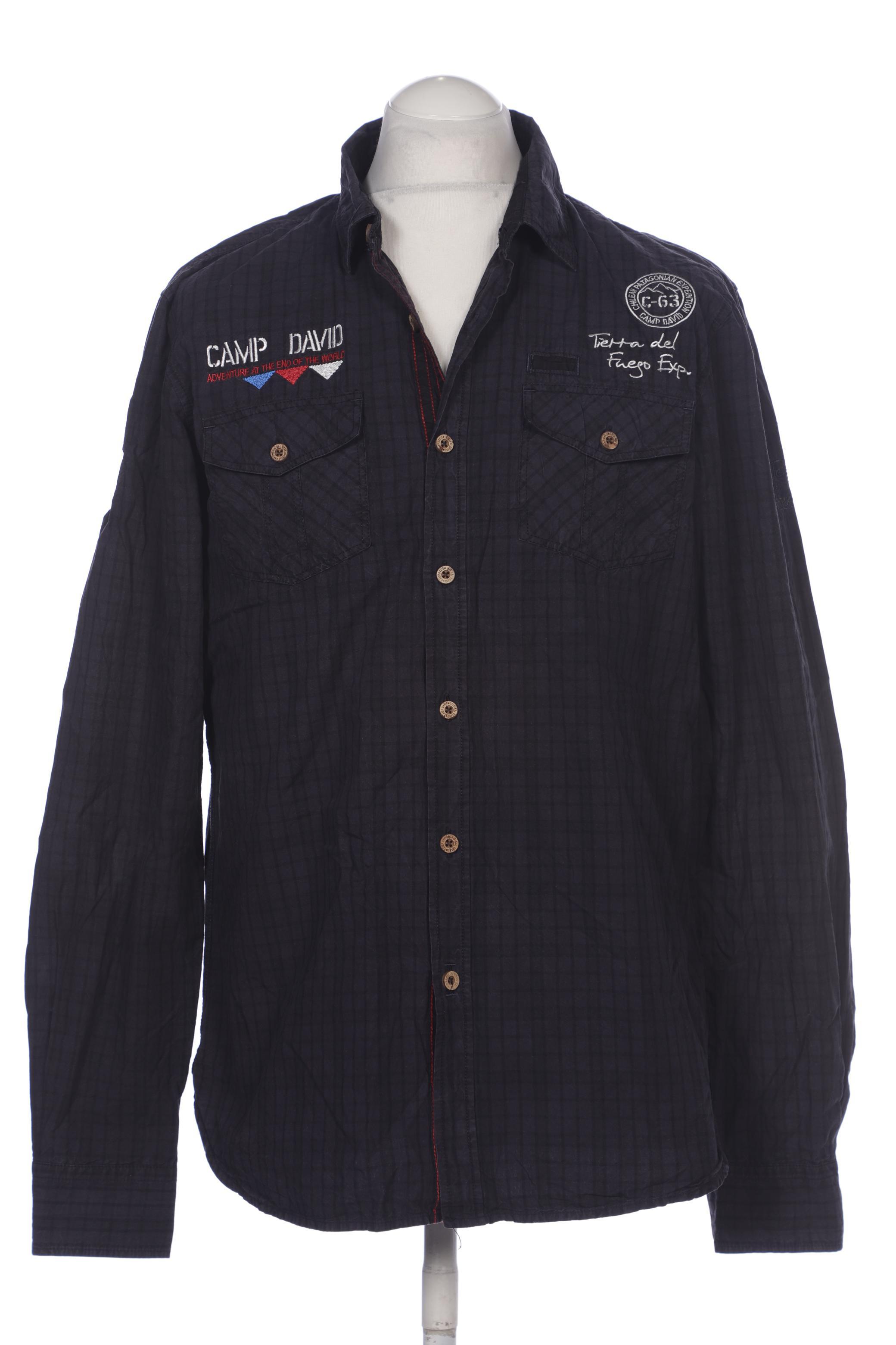

Camp David Herren Hemd, marineblau, Gr. 52